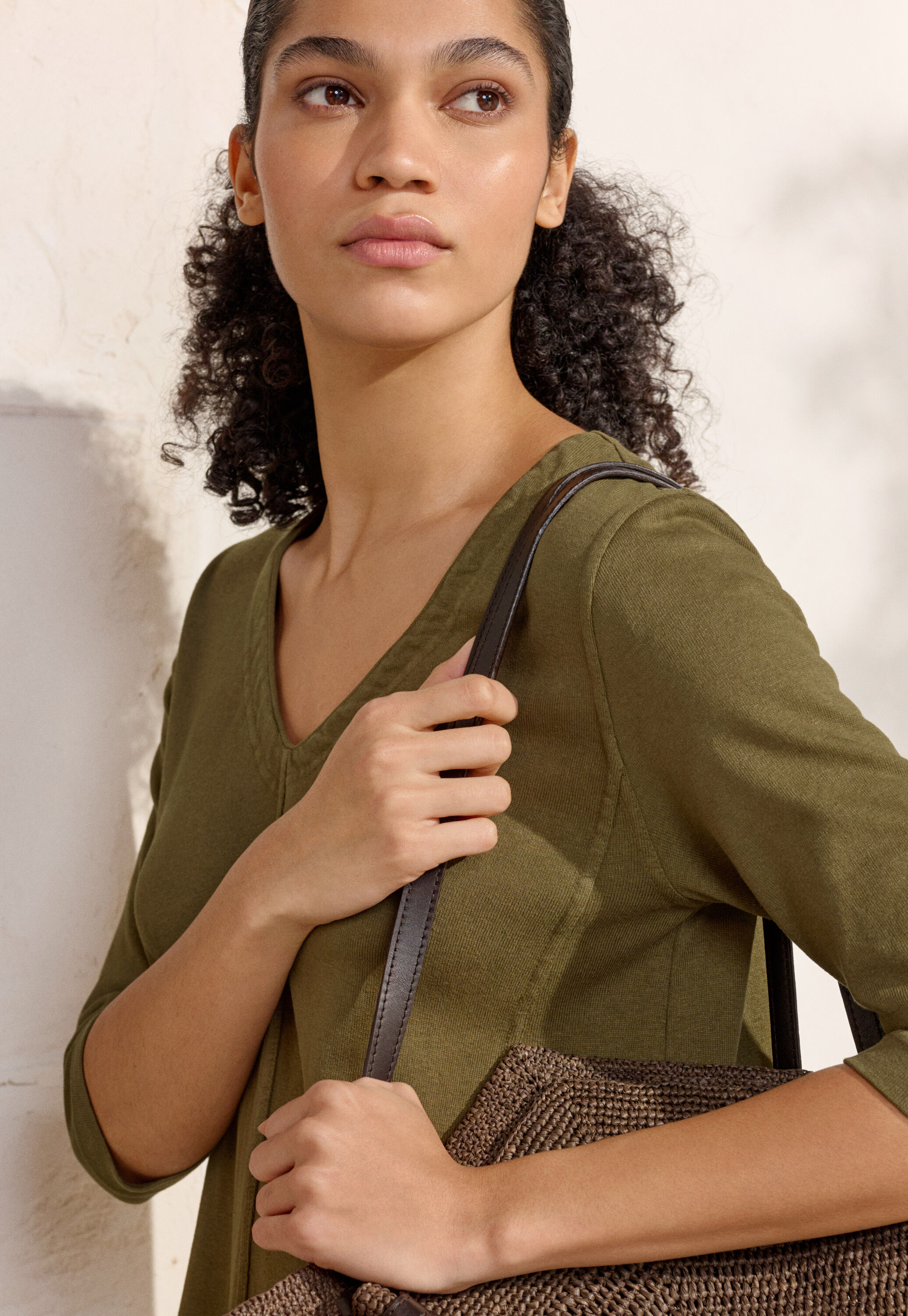 V-neck dress