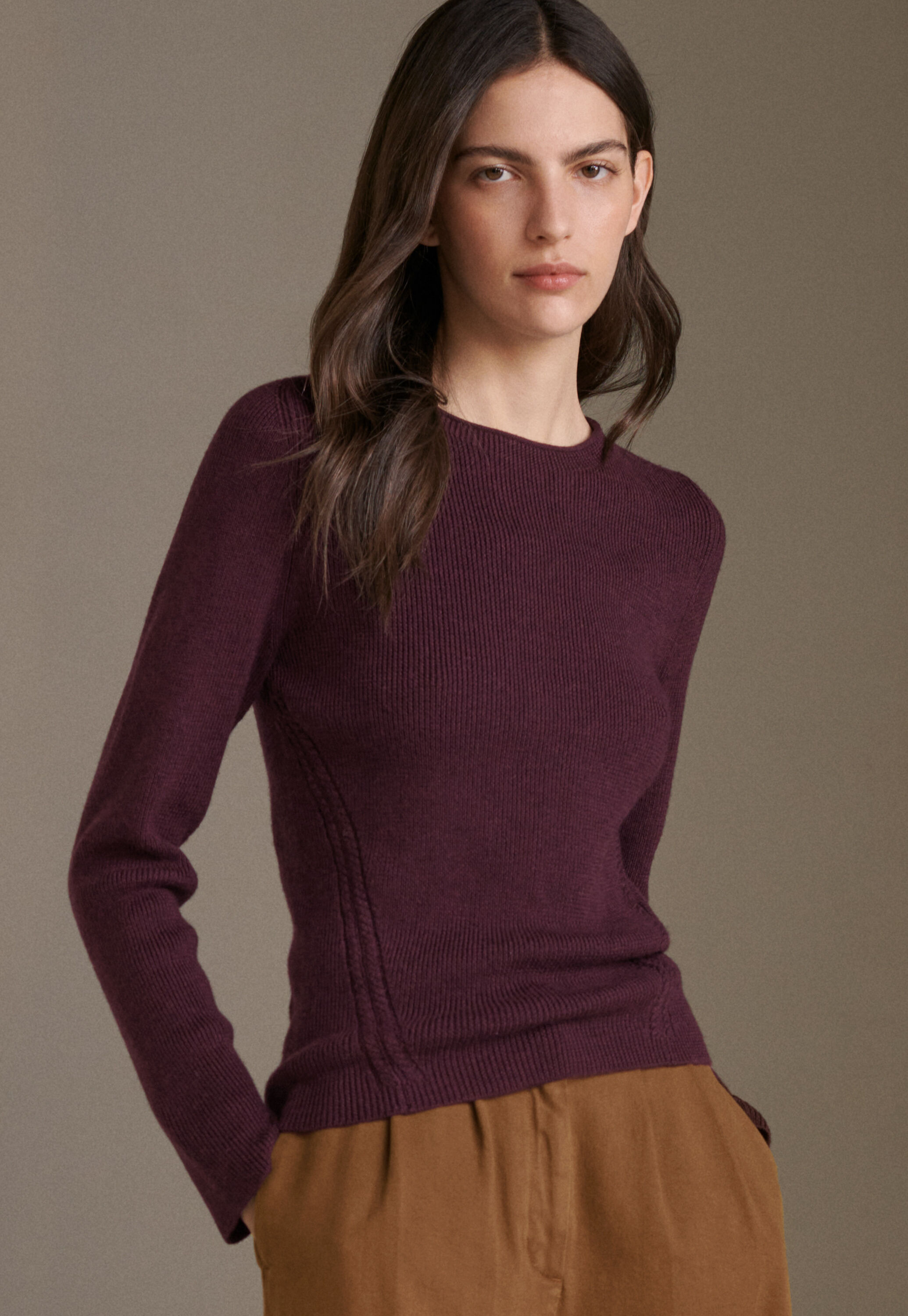 Round-neck sweater