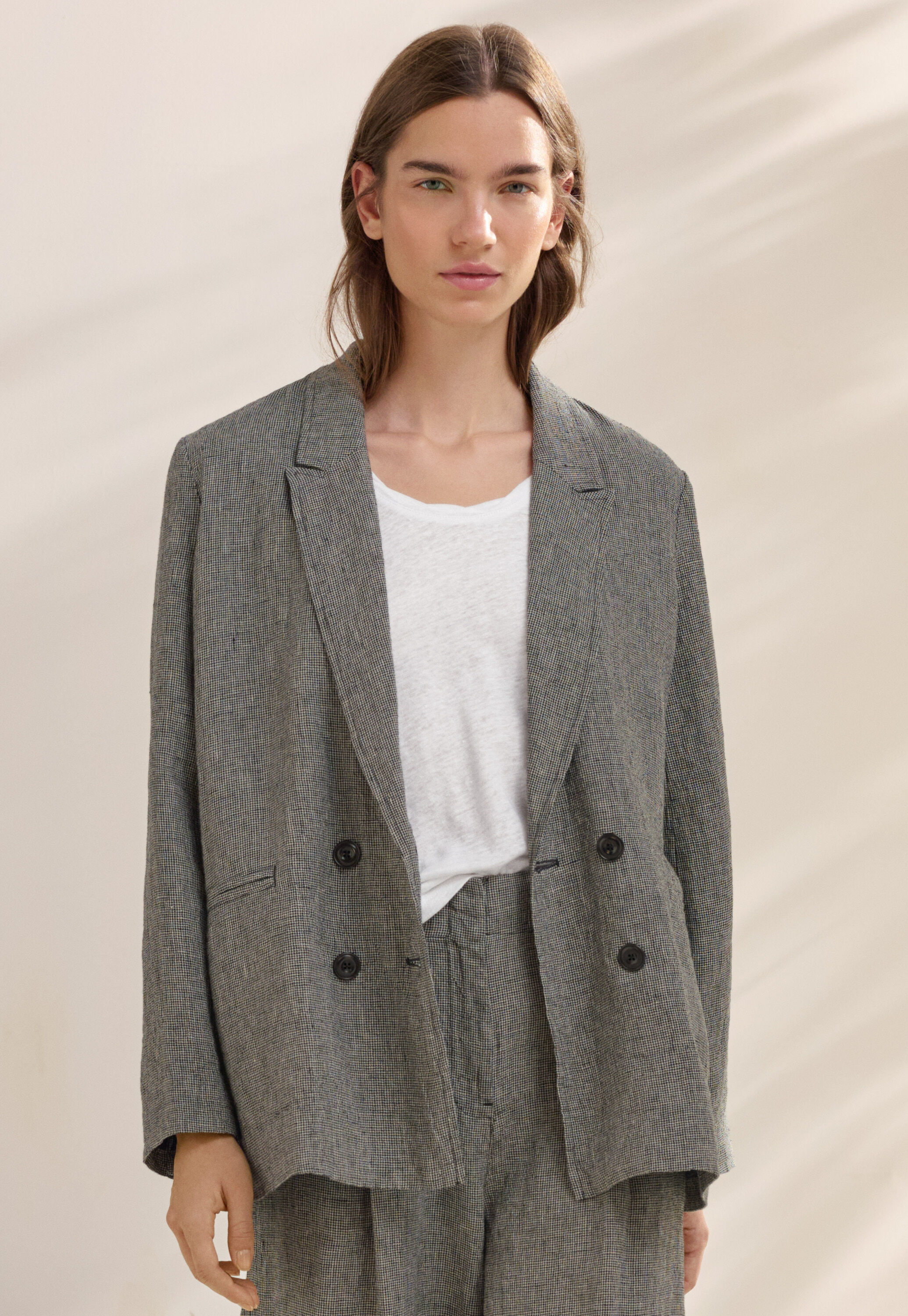 Garment-dyed overshirt