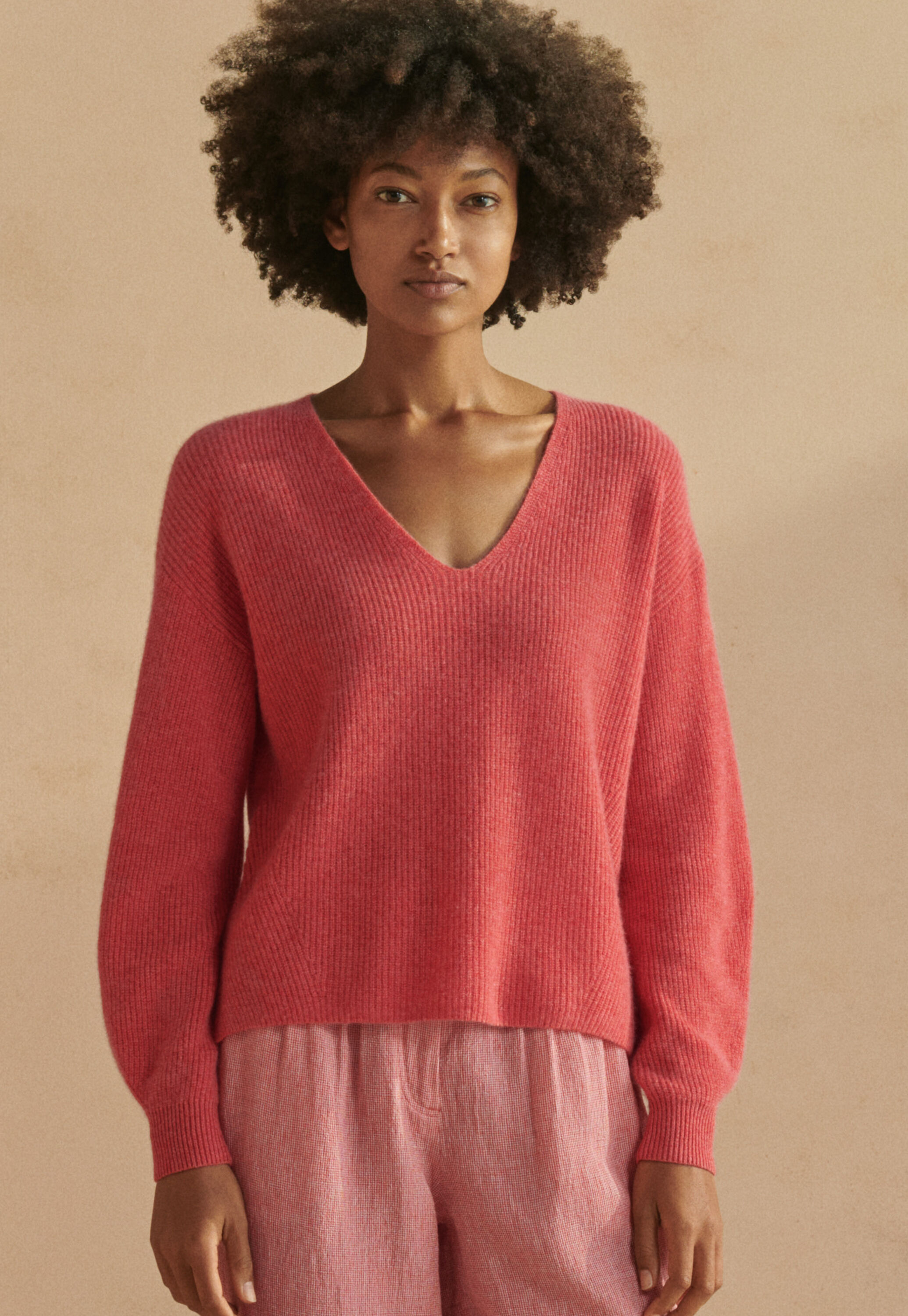Cable sweater
