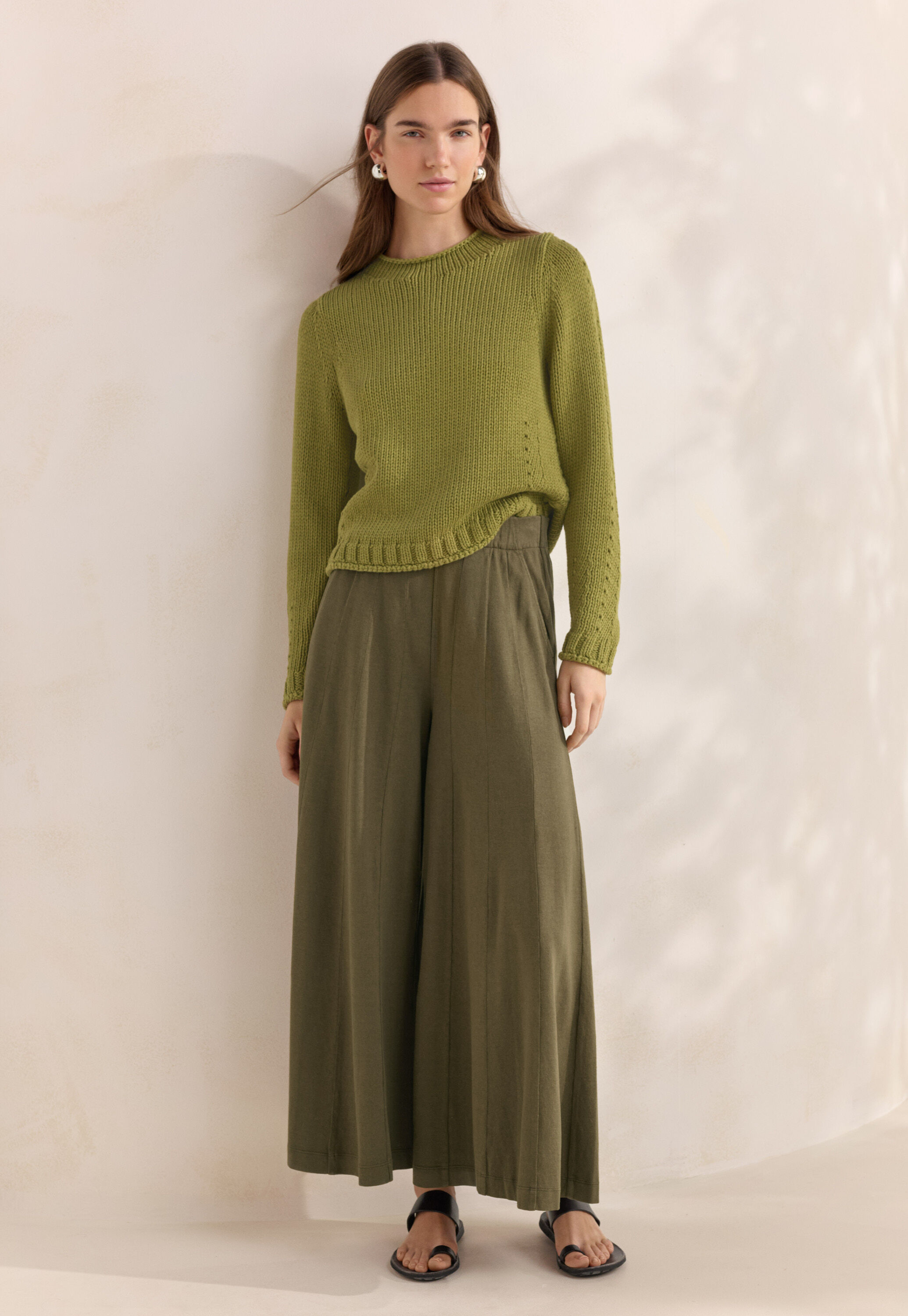 Button-through rib top