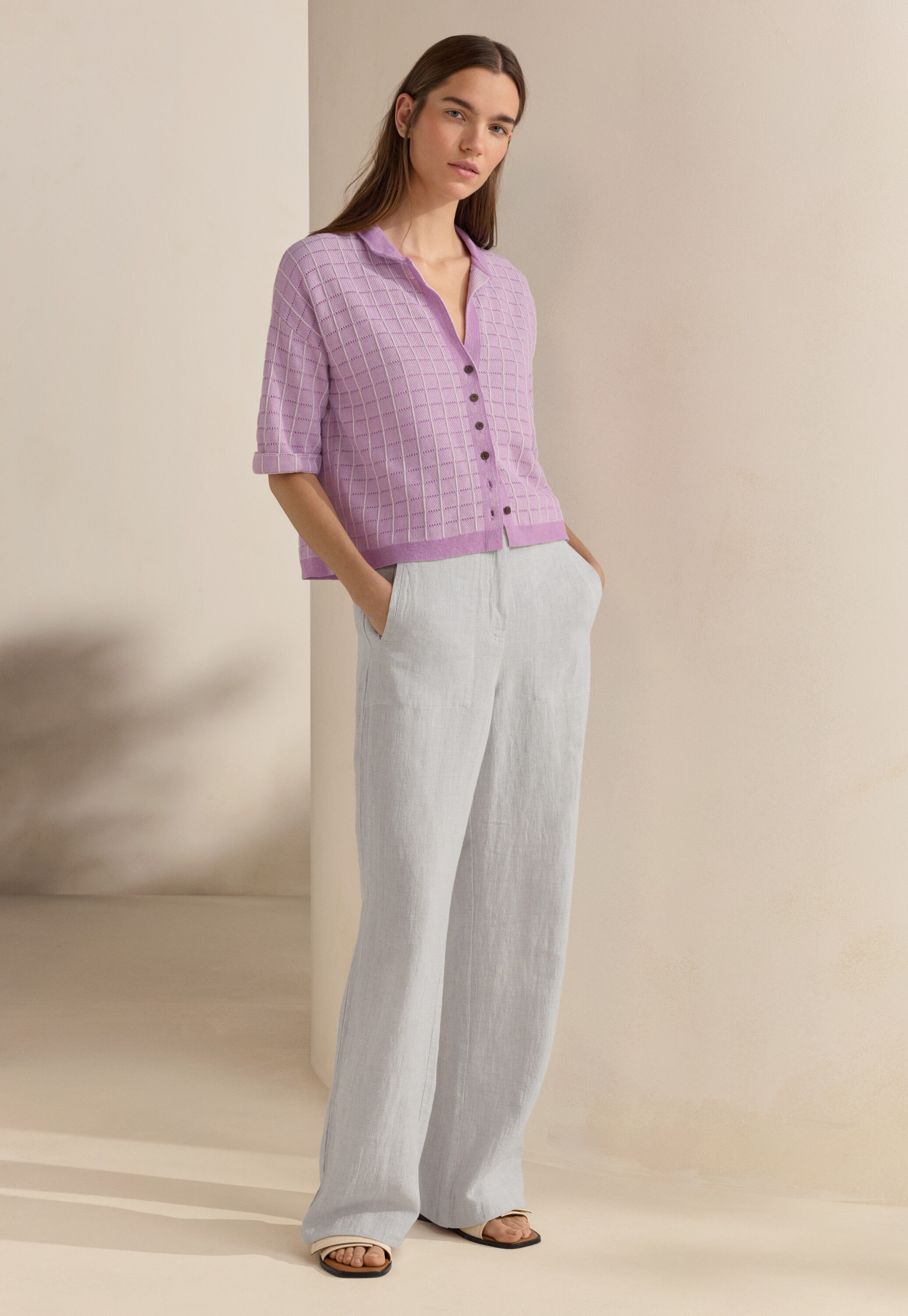 Garment-dyed overshirt