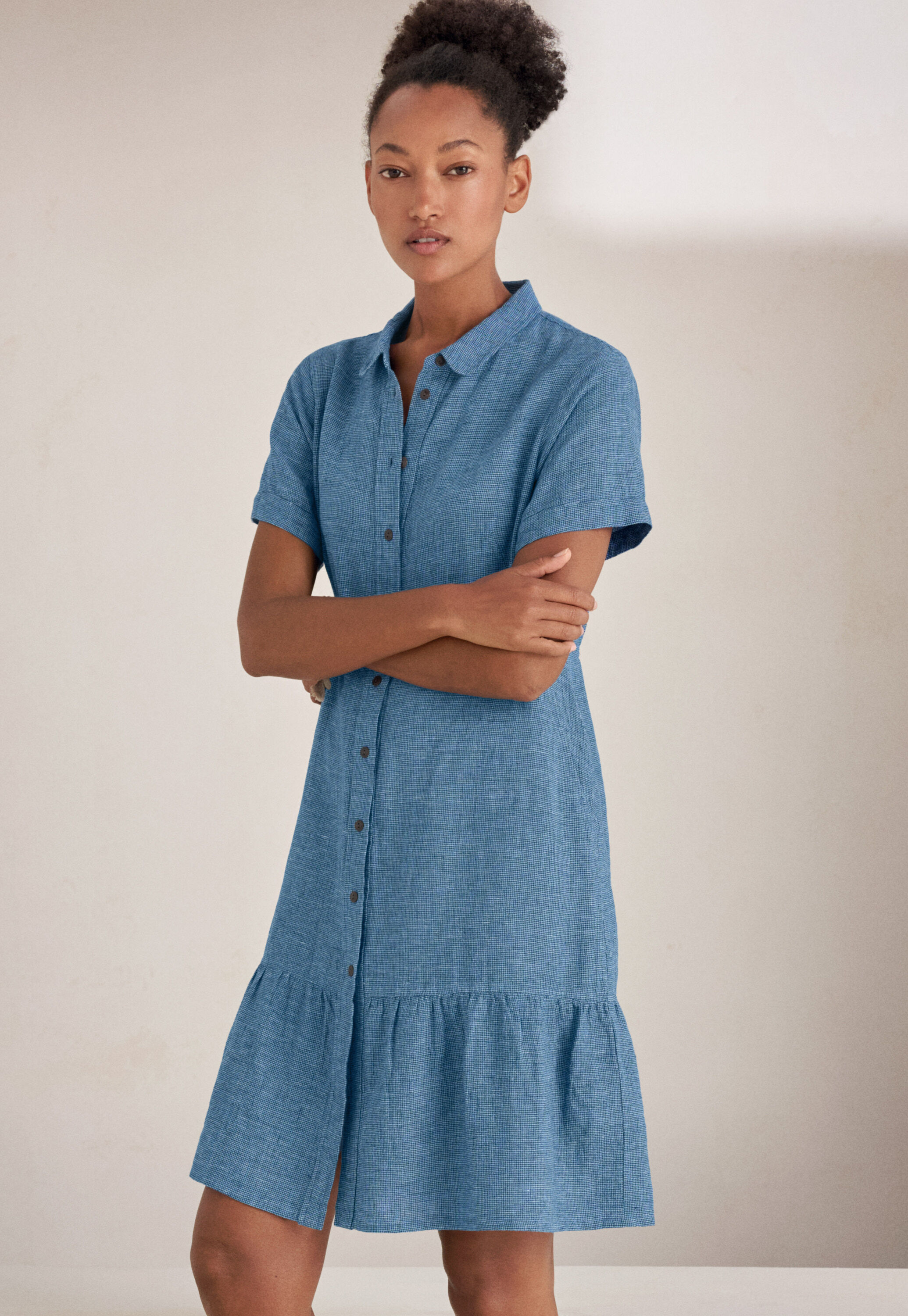 Checked dress