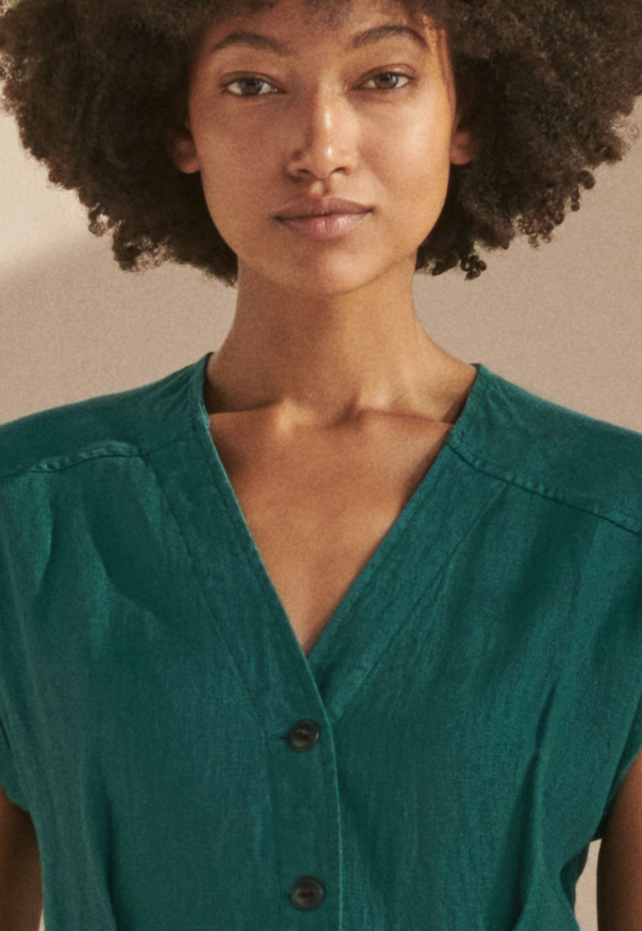 Button-through dress
