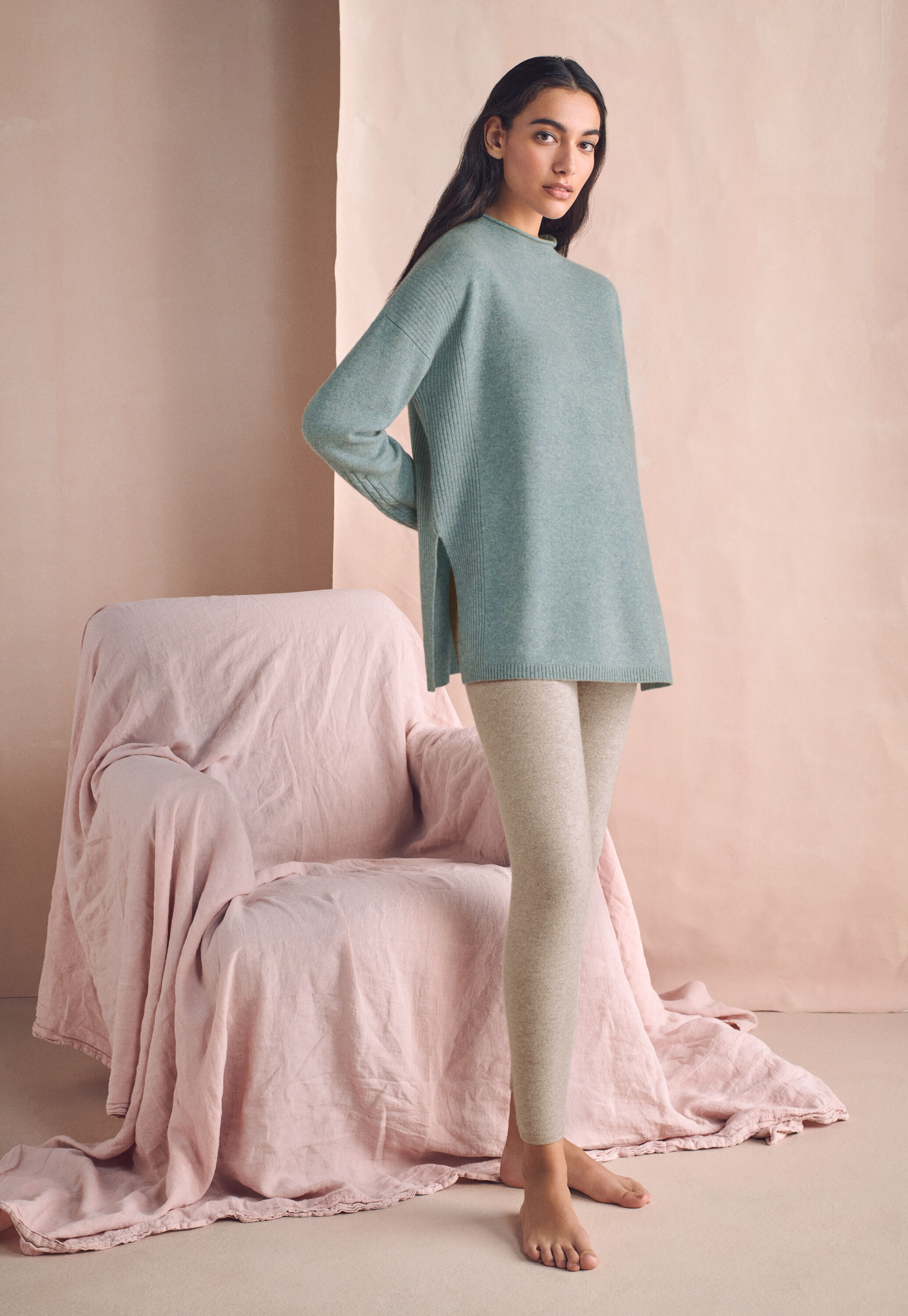 Leggings, Ecru fawn, large