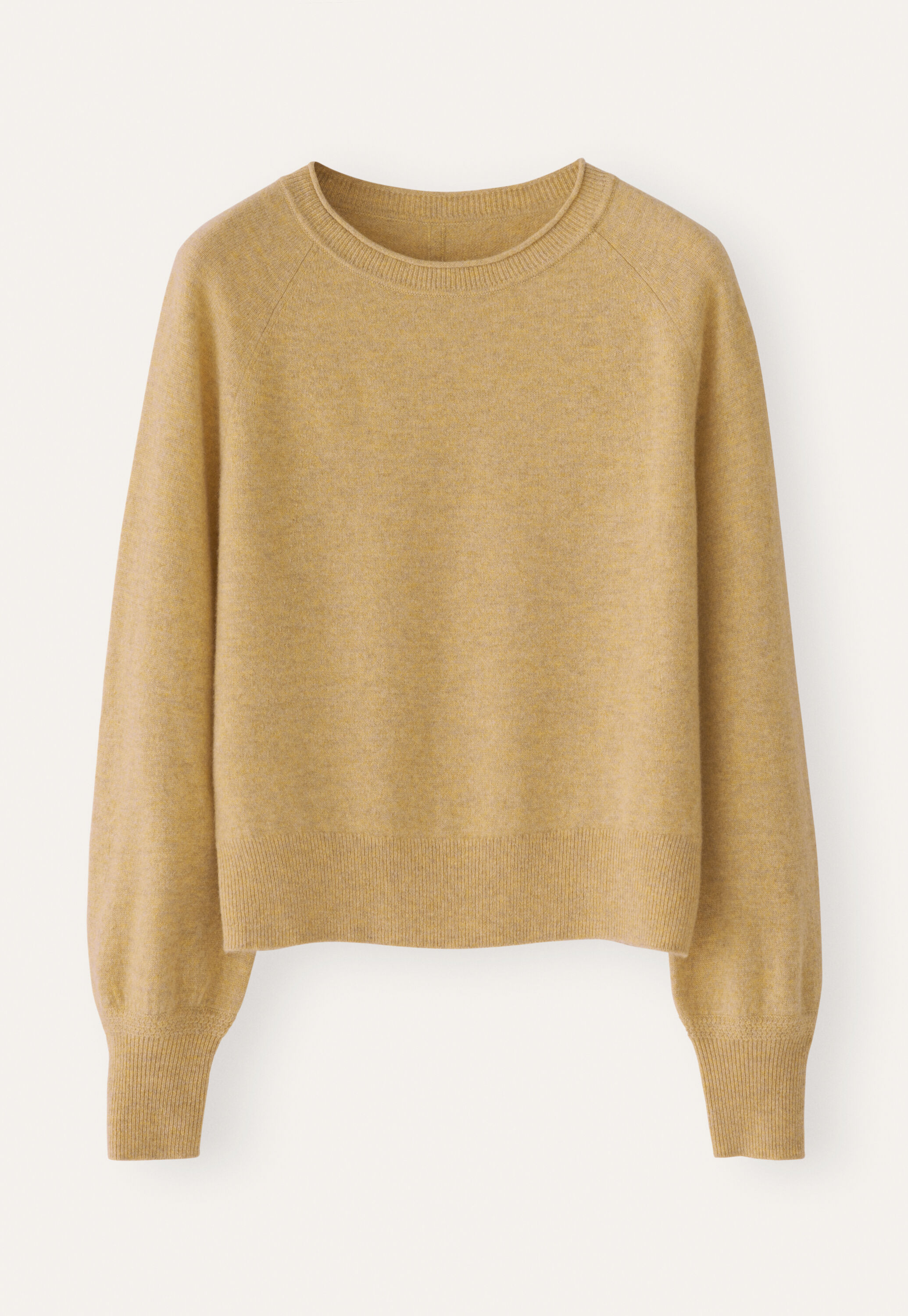 Raglan-sleeve sweater