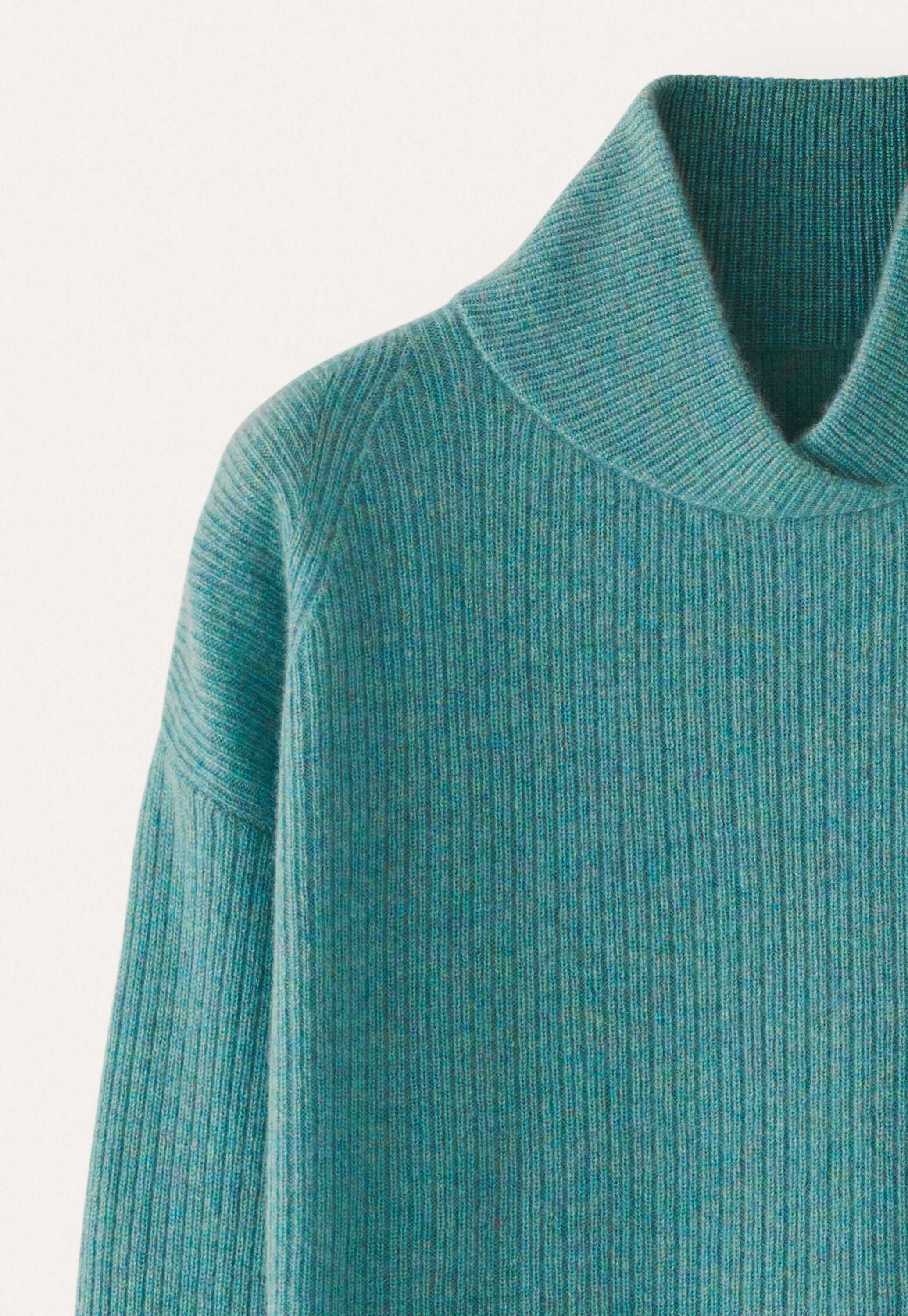 Rib-stitch sweater
