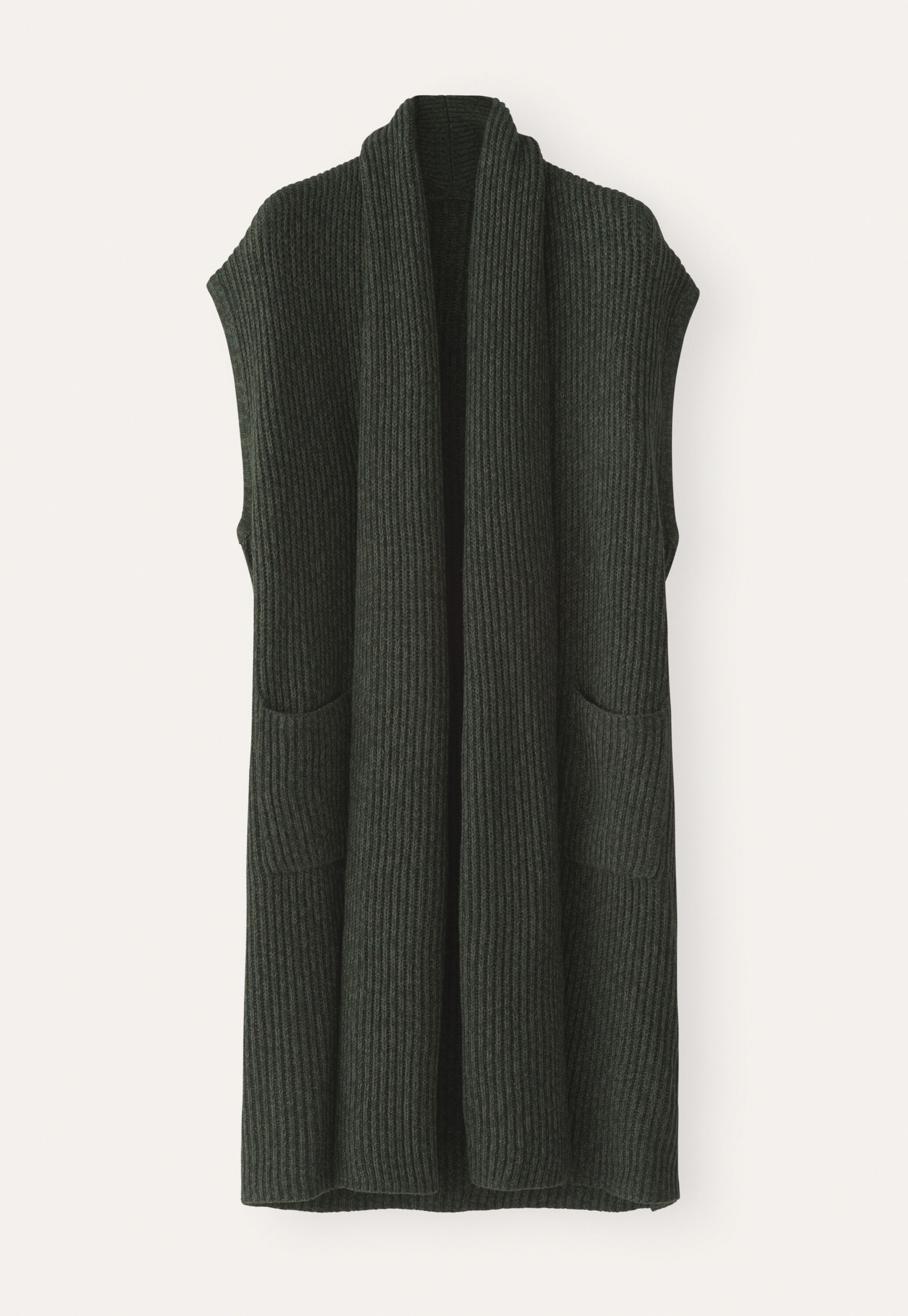 Sleeveless cardigan