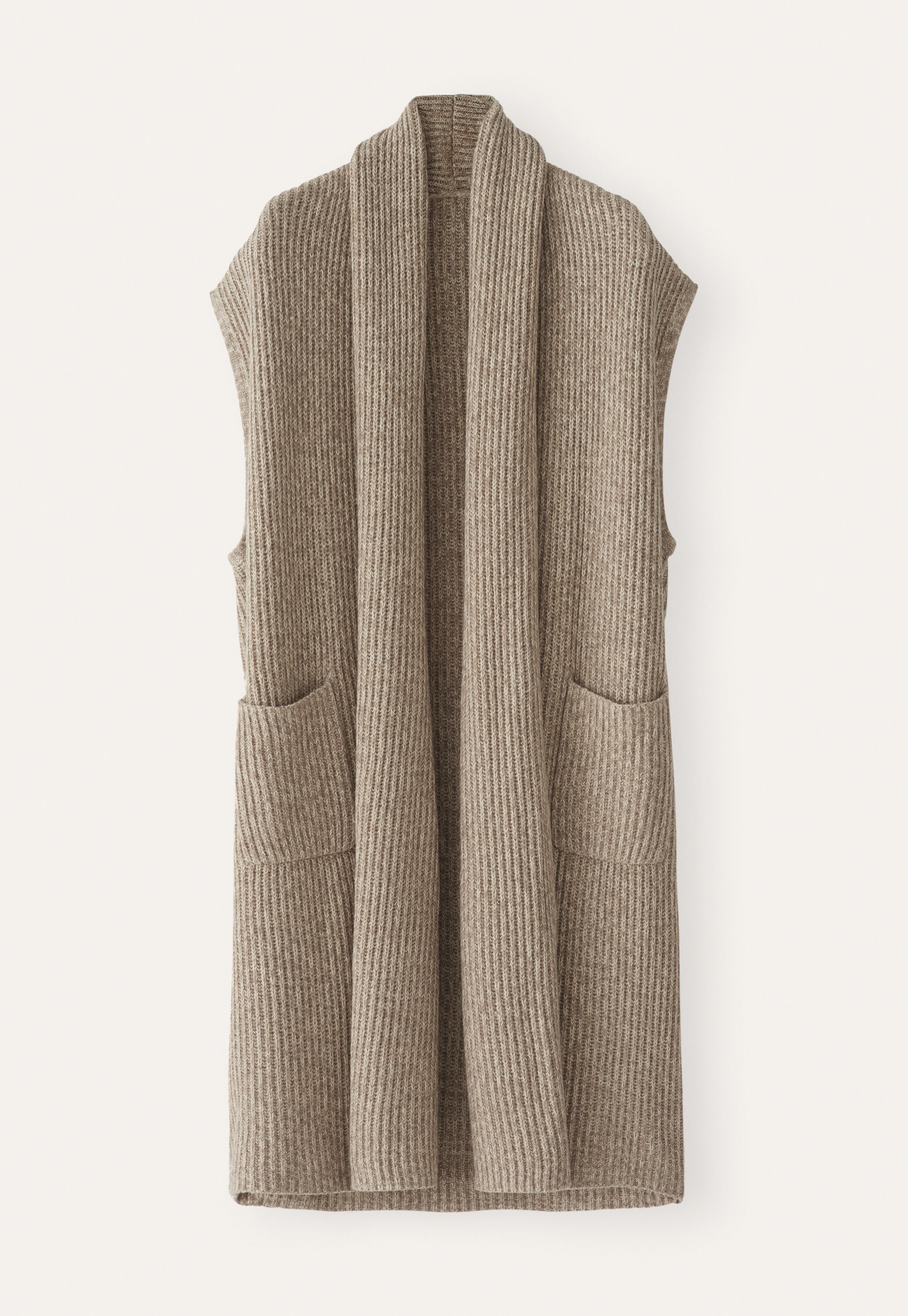 Sleeveless cardigan