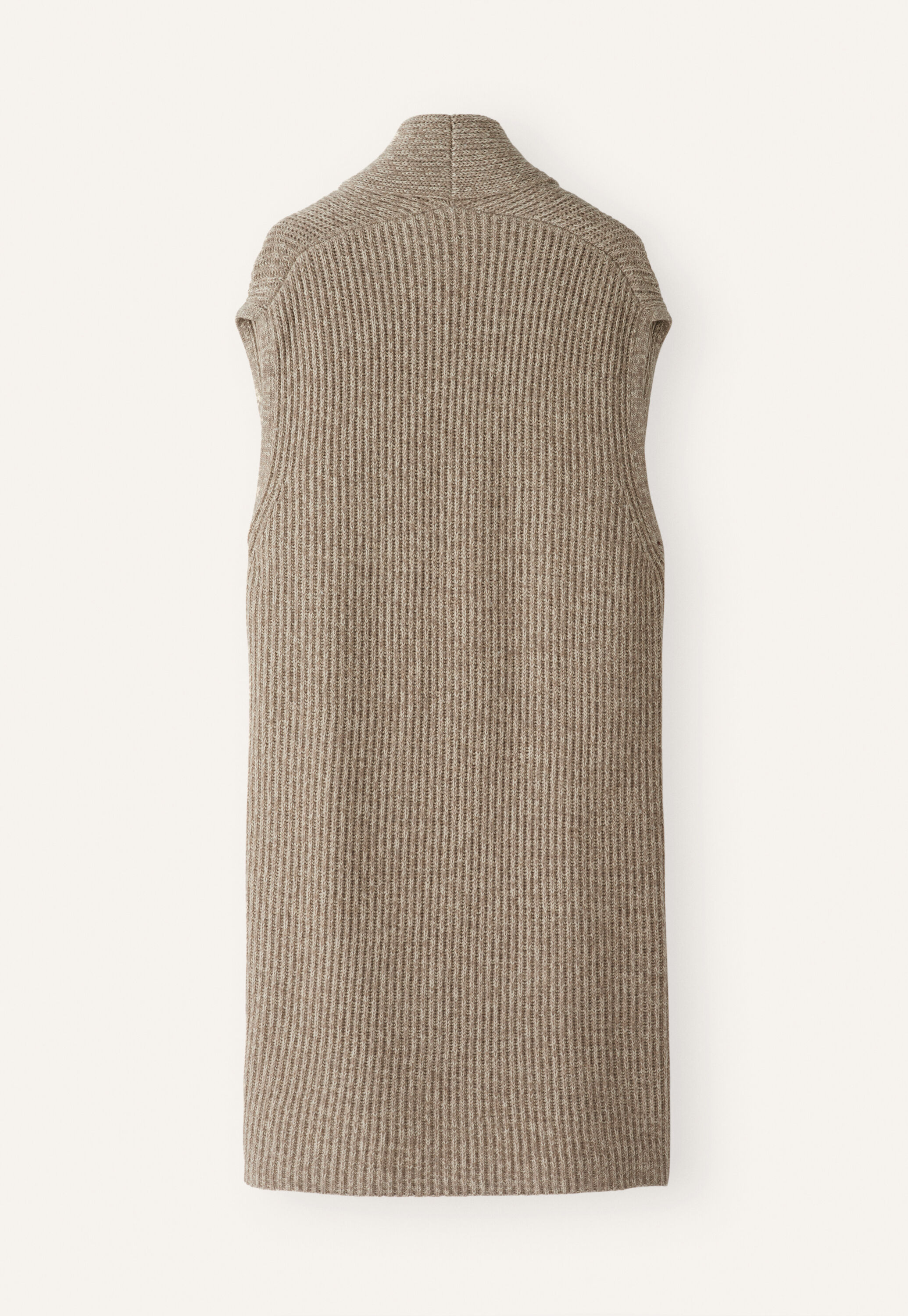 Sleeveless cardigan