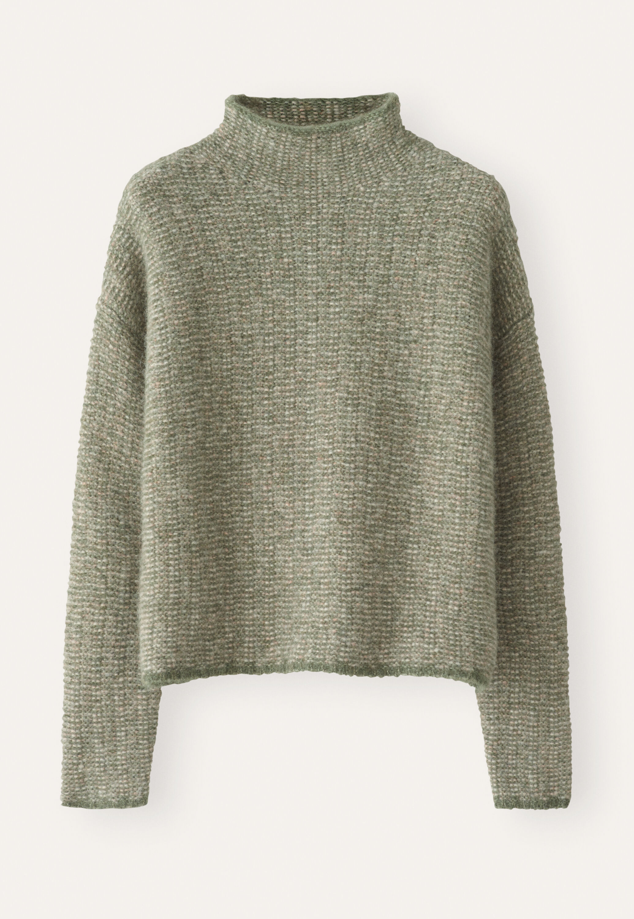 Funnel-neck sweater