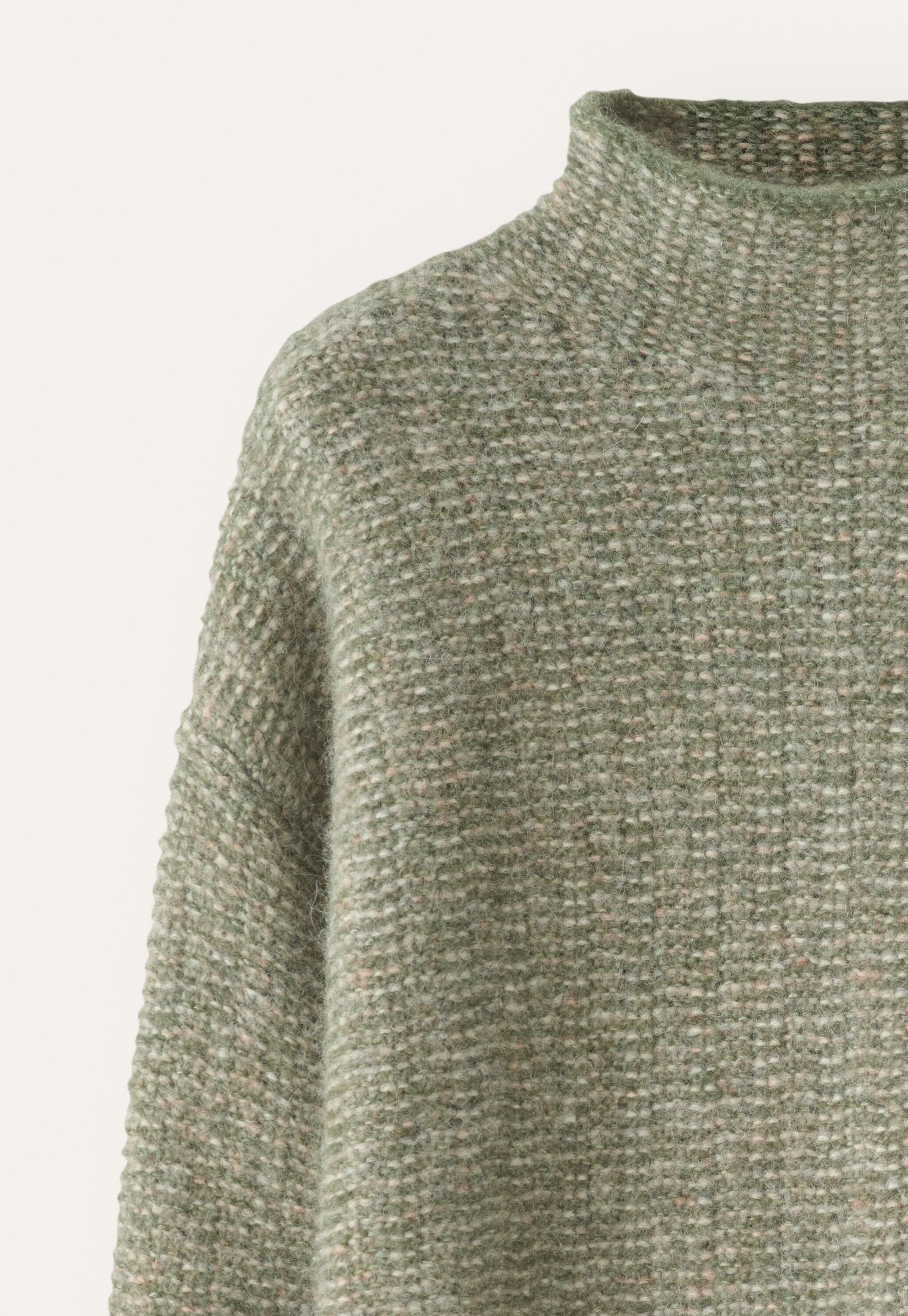 Funnel-neck sweater