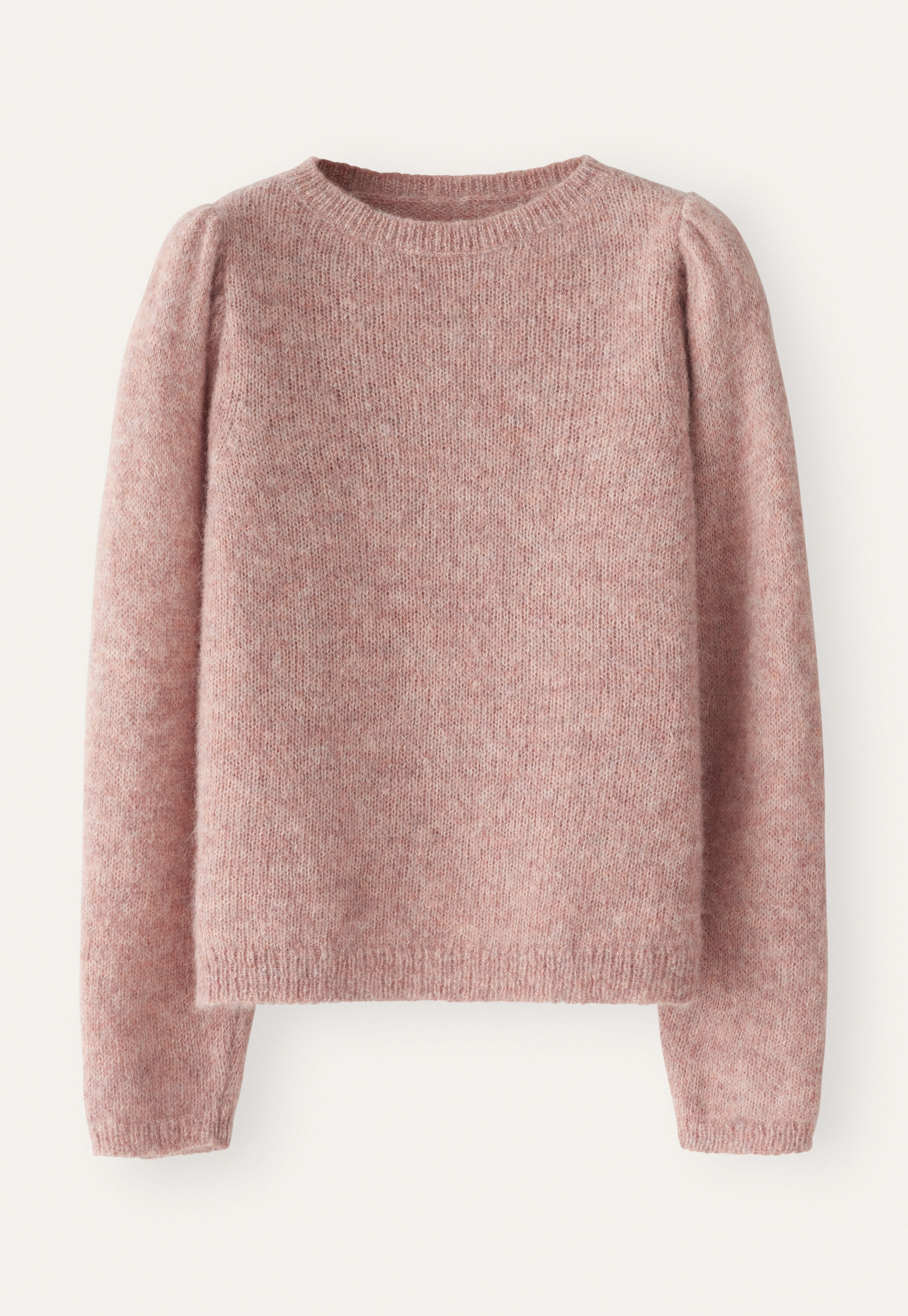 Puff-sleeve sweater