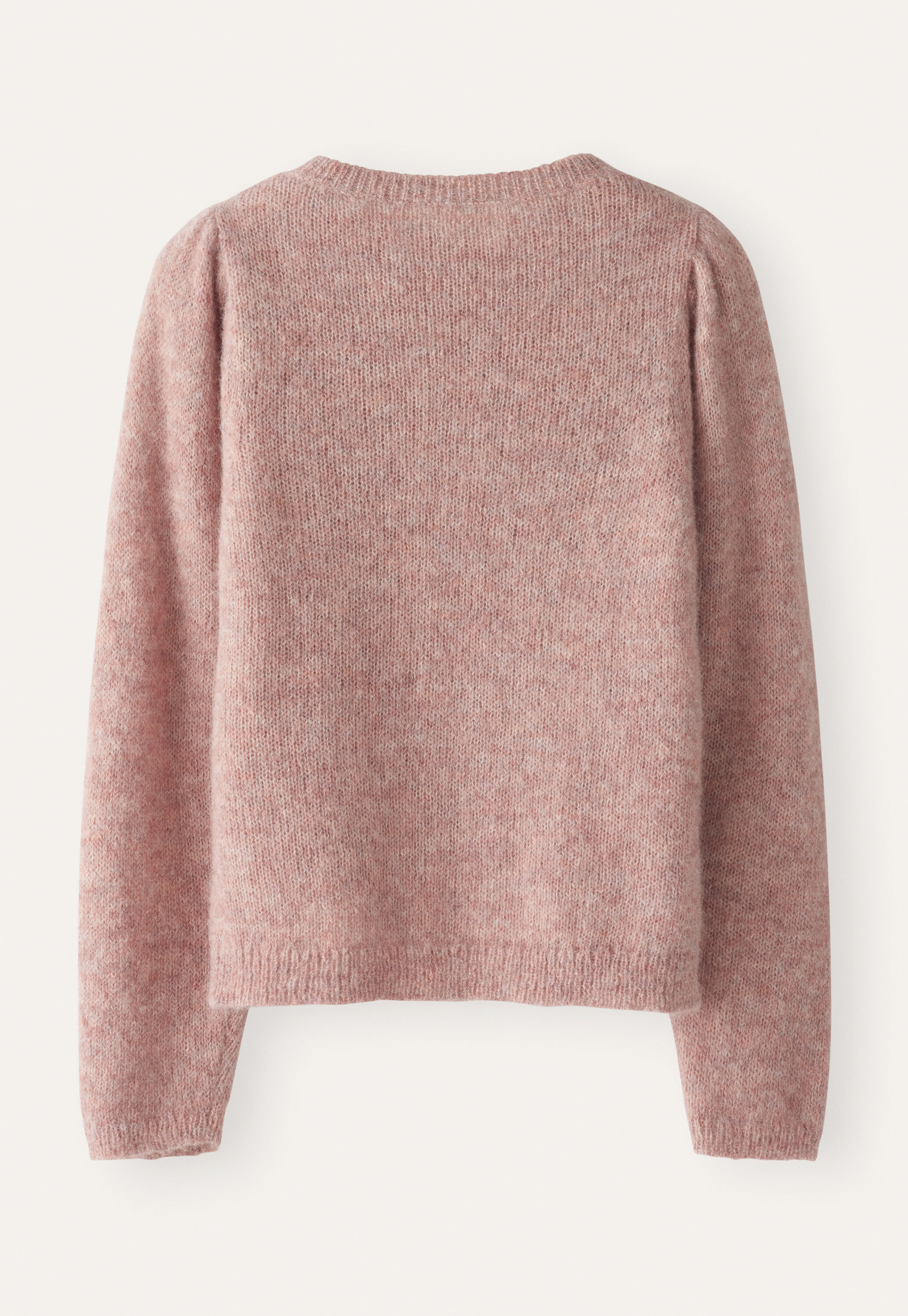 Puff-sleeve sweater