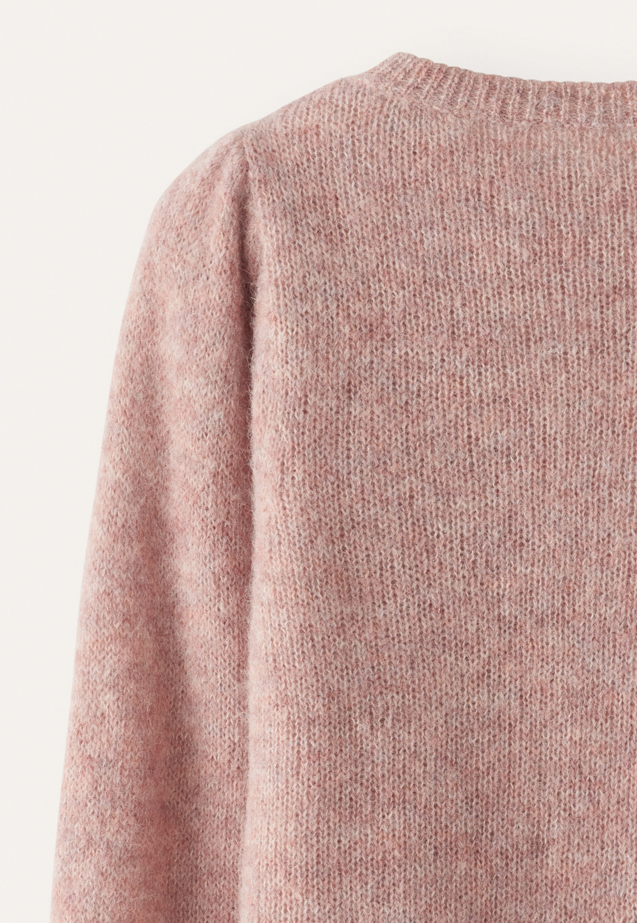 Puff-sleeve sweater