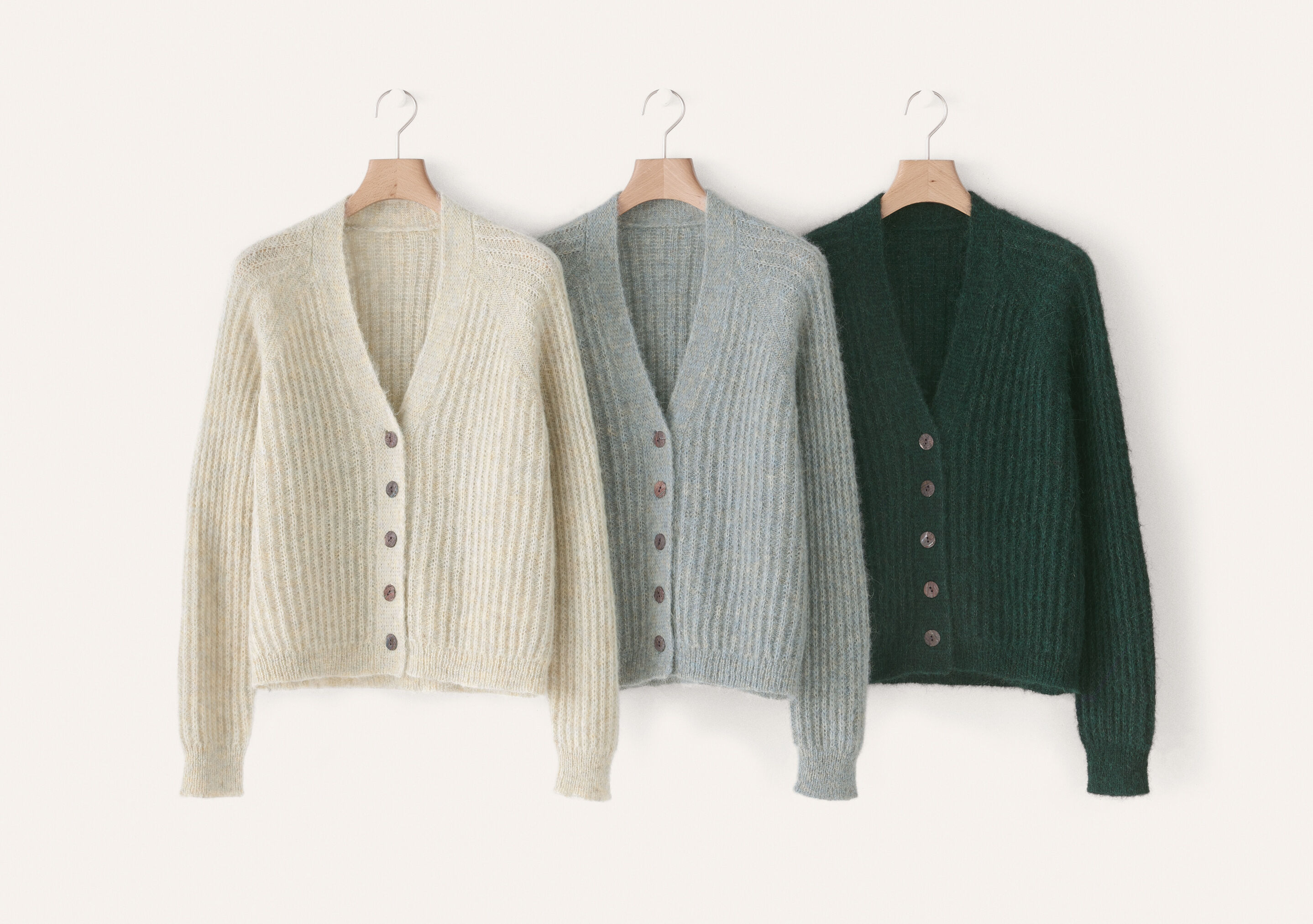 V-neck cardigan