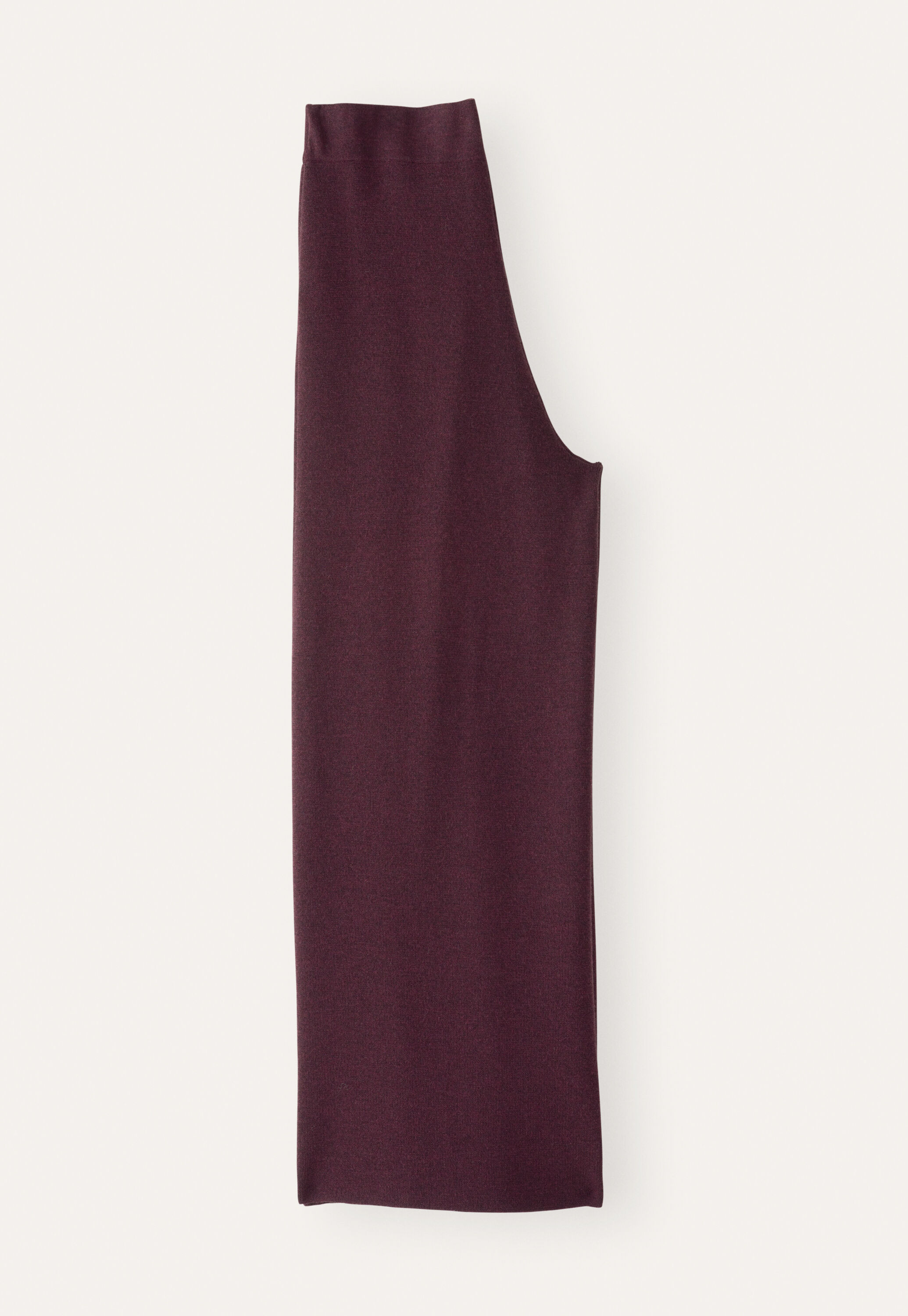 Wide knitted trousers