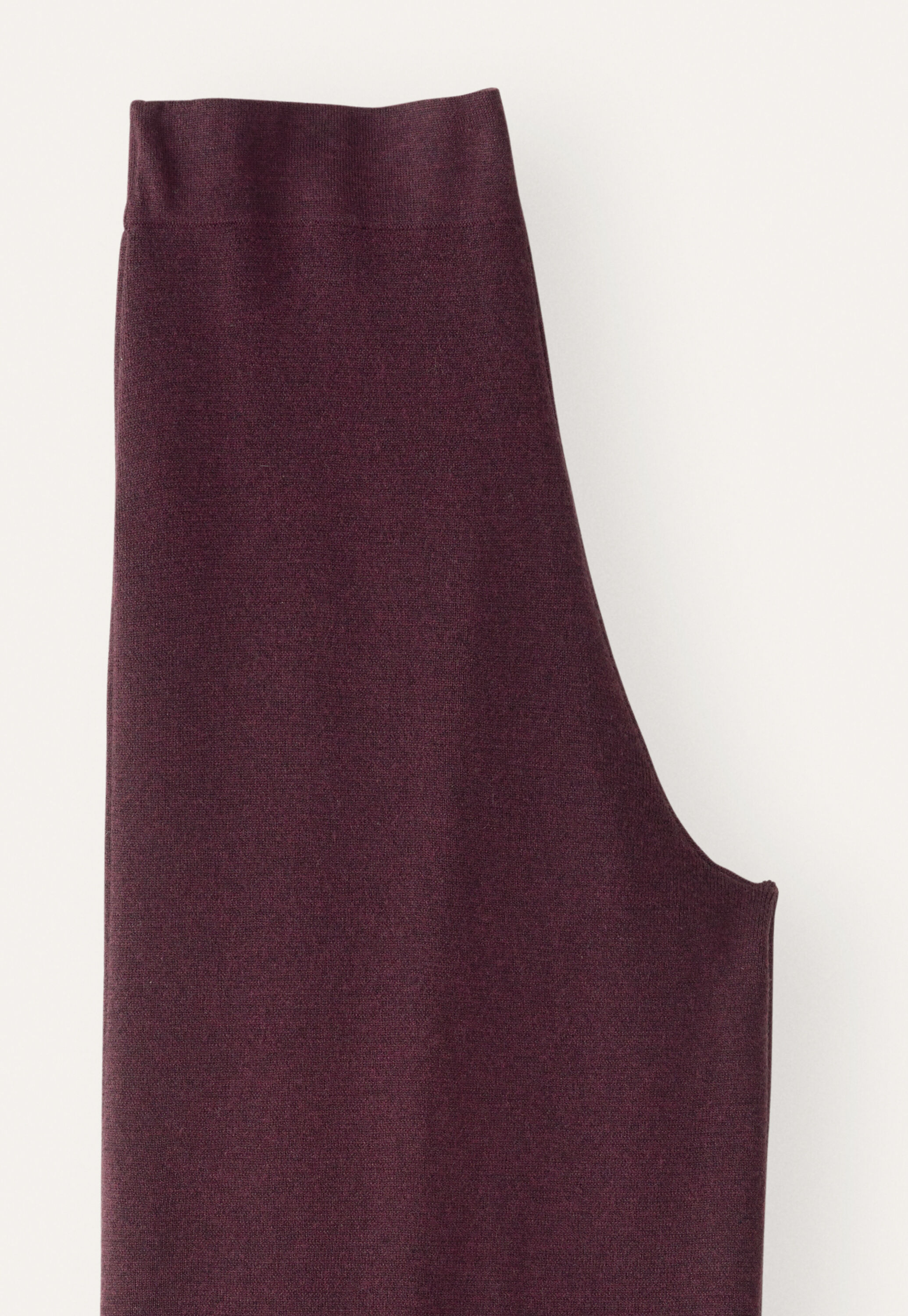 Wide knitted trousers