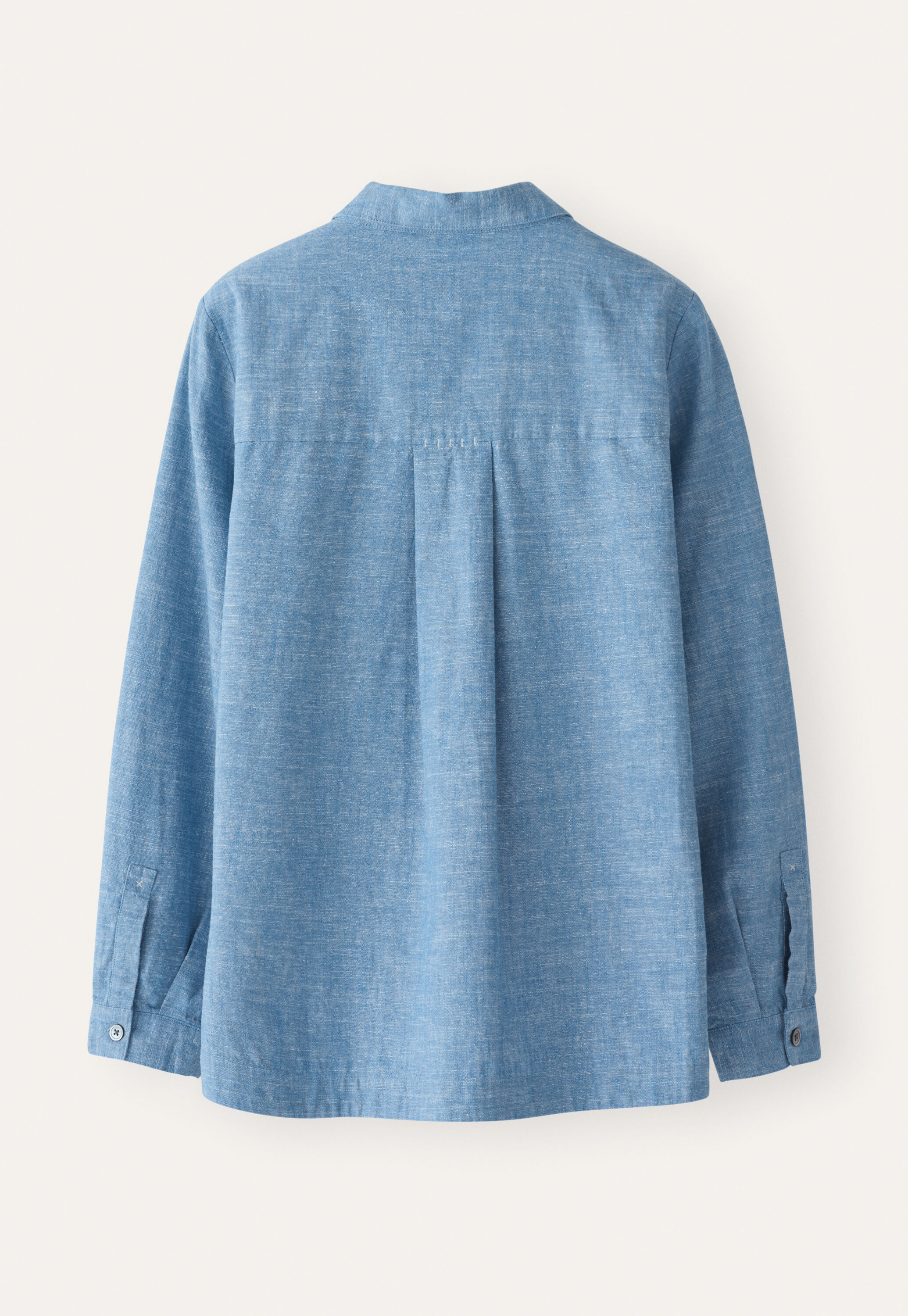 Curved hem overshirt
