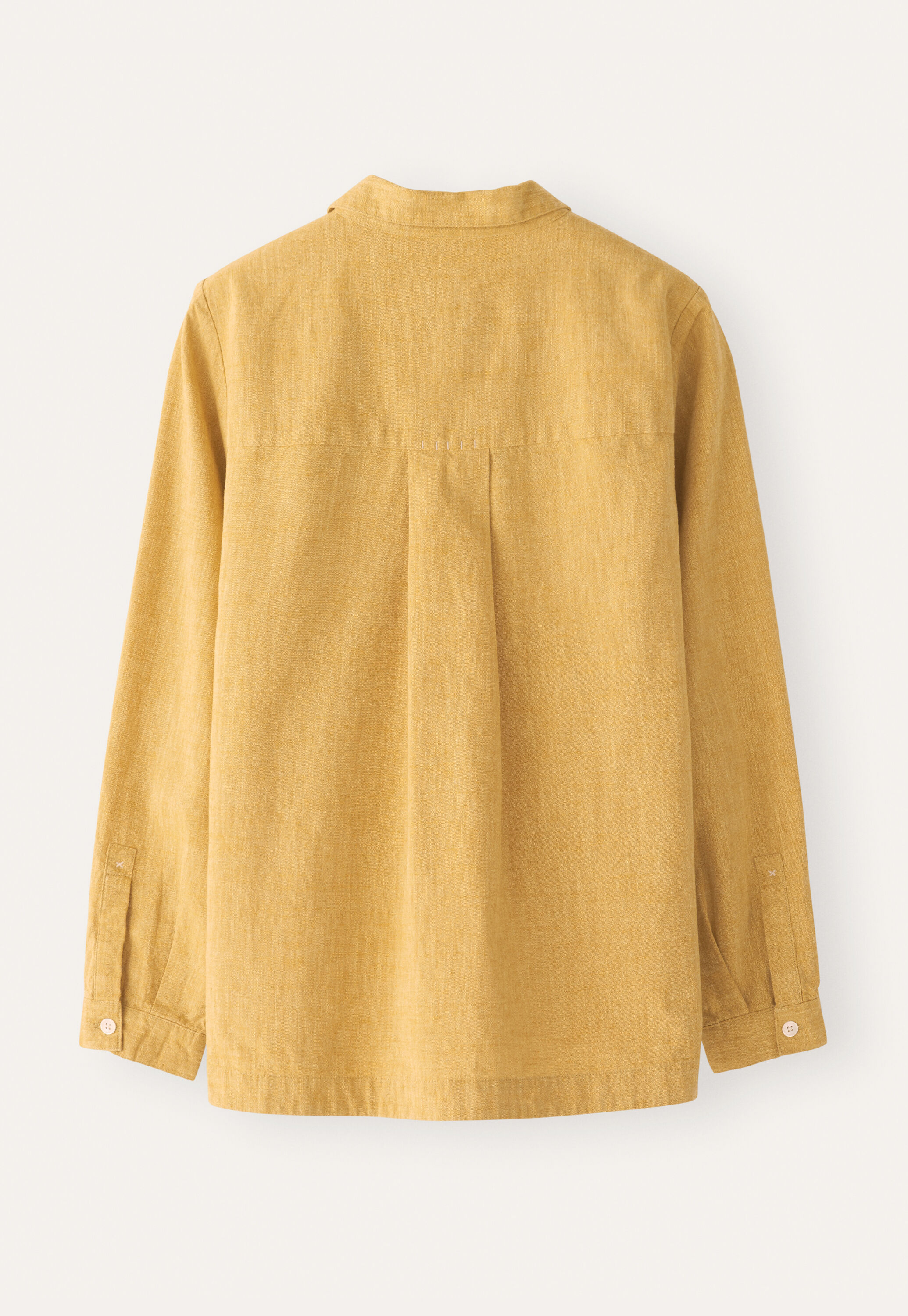 Curved hem overshirt