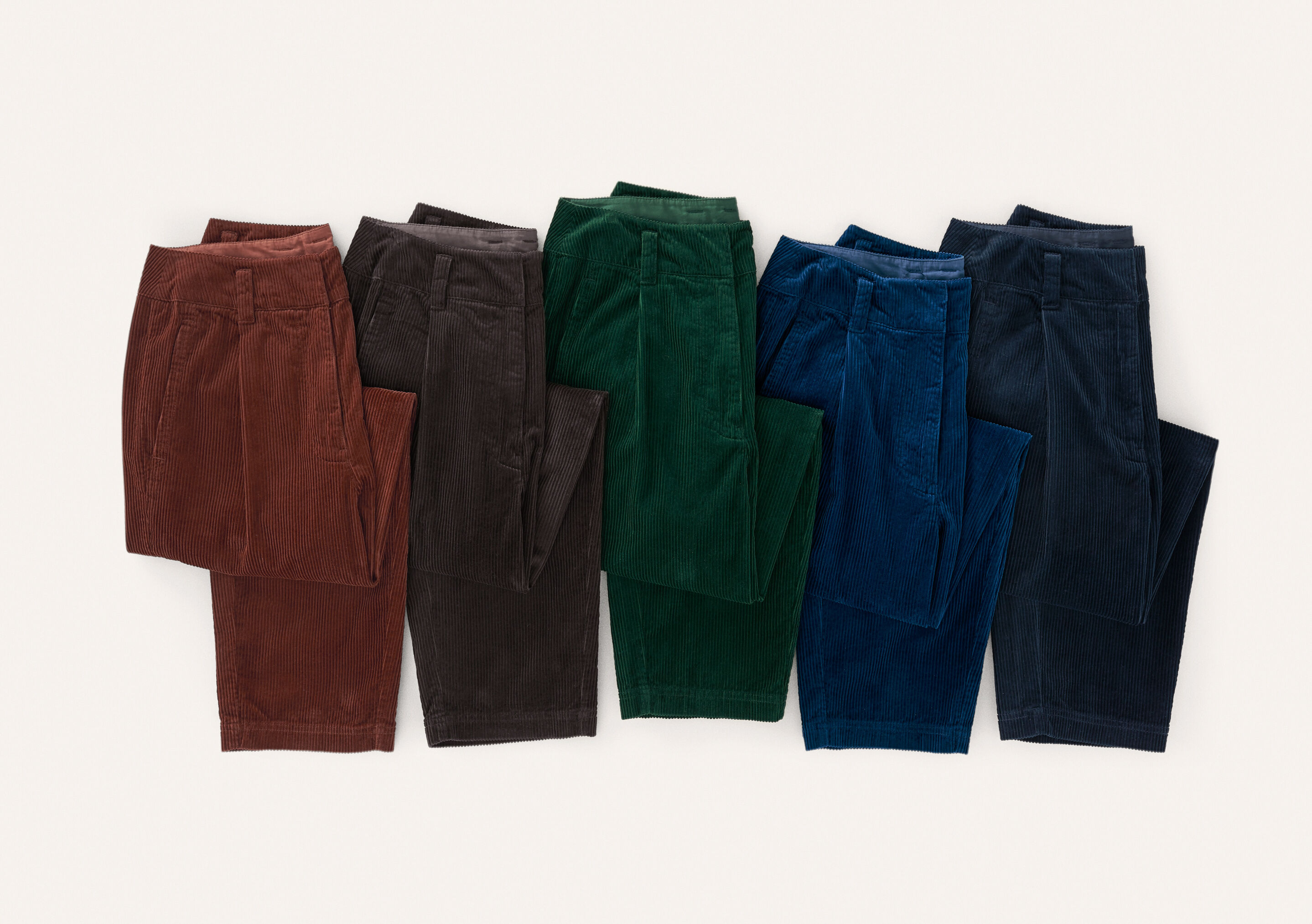 Pleat-front trousers