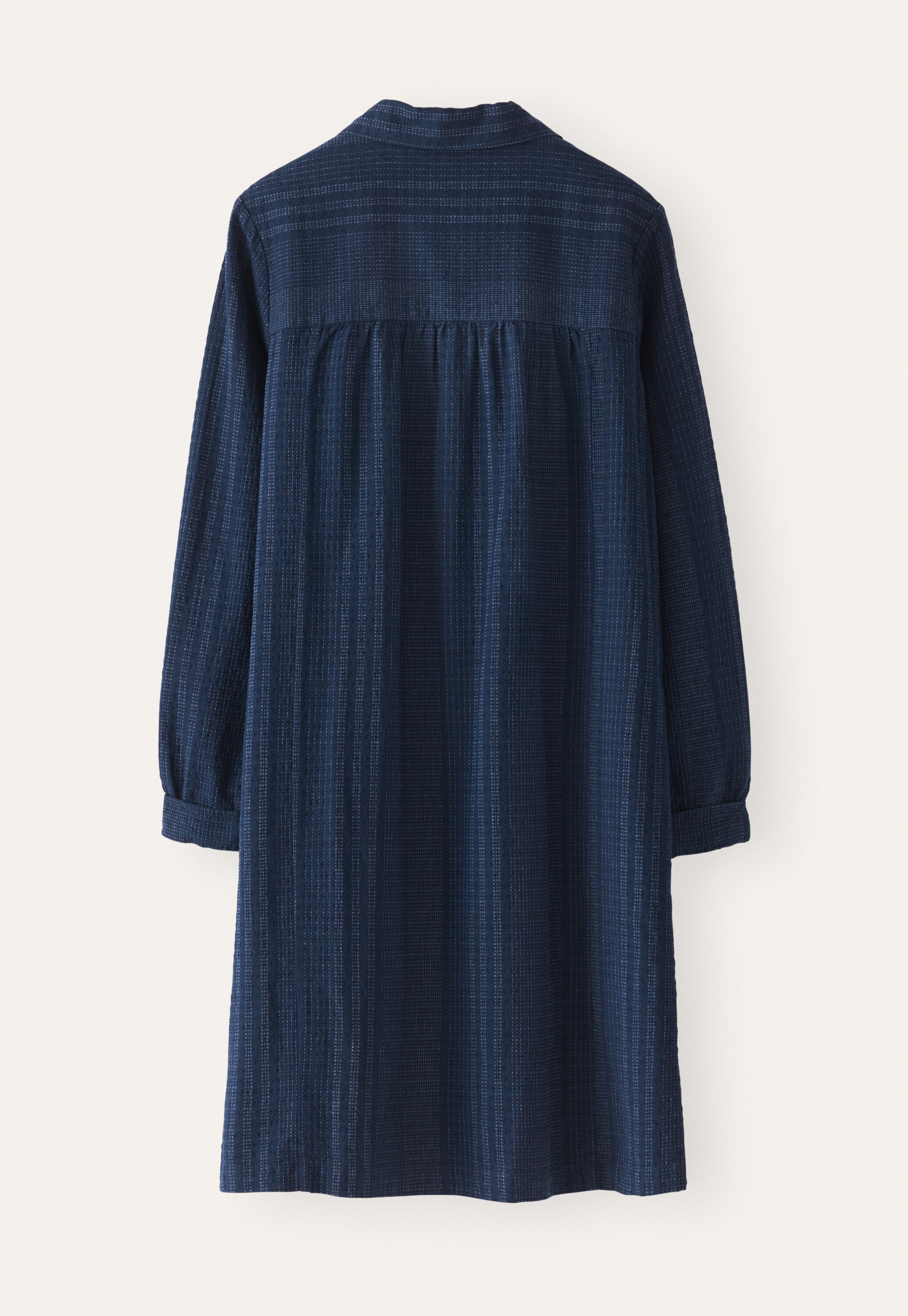 Striped shirtdress
