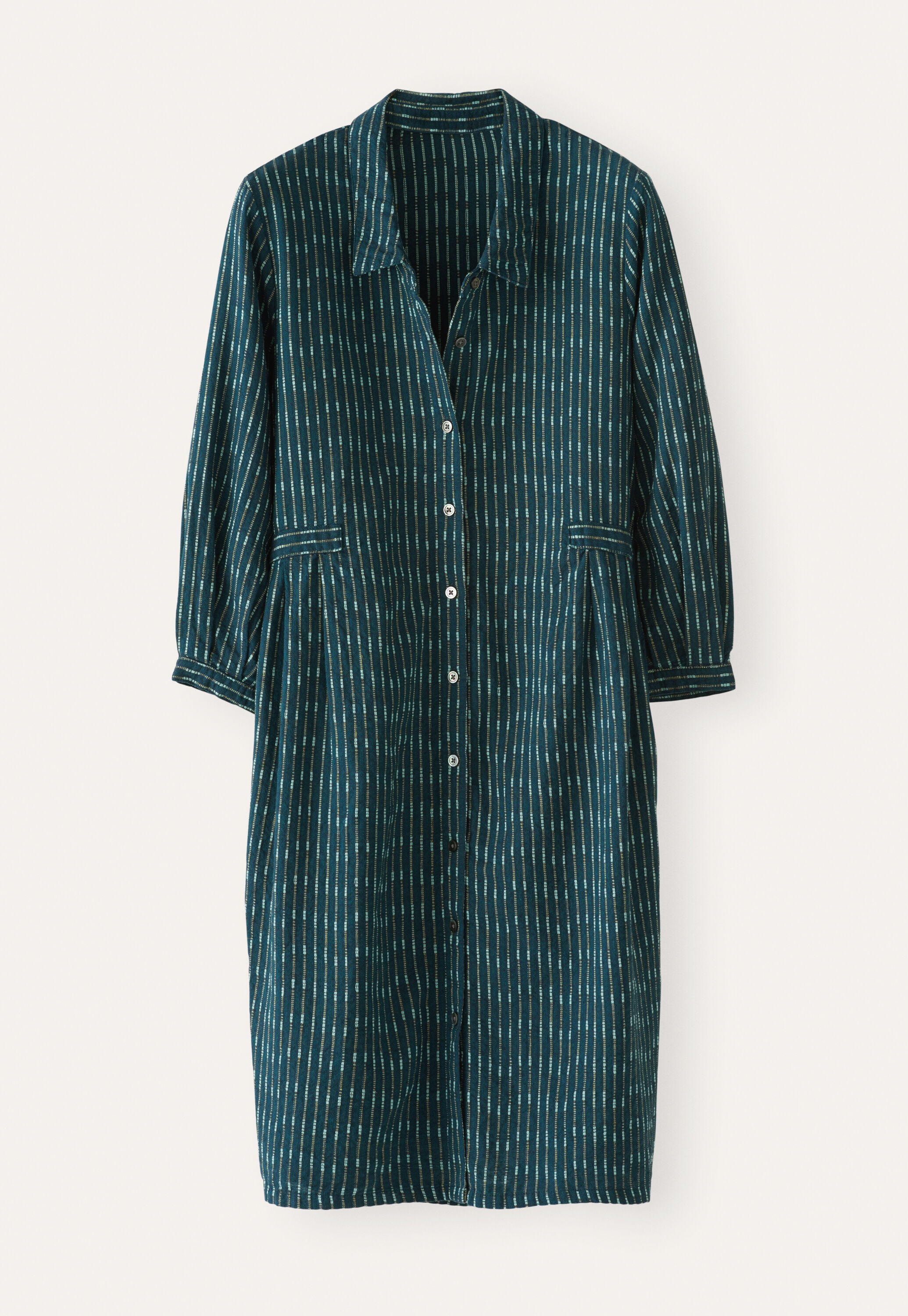 Textured striped dress