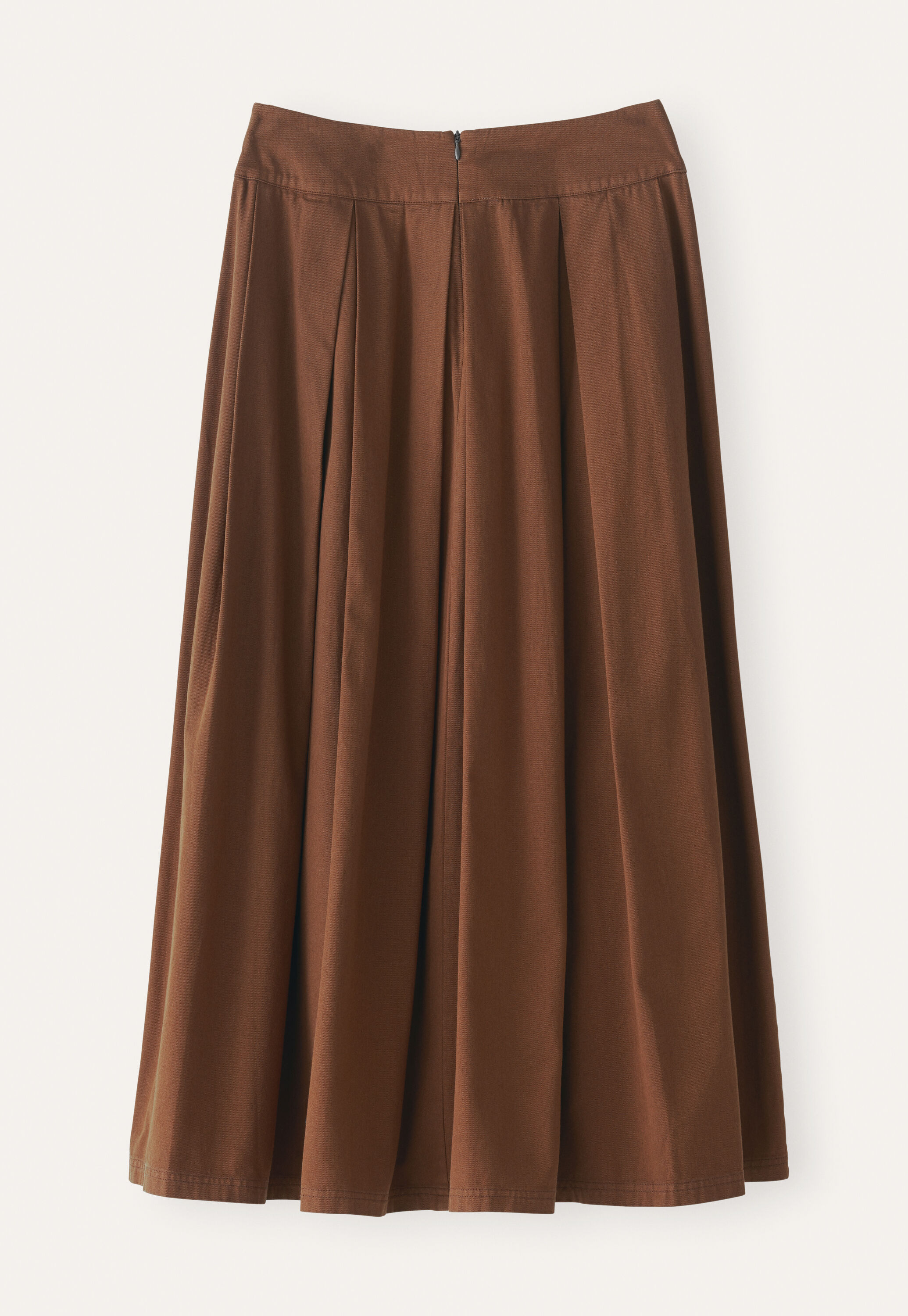 Box pleat skirt