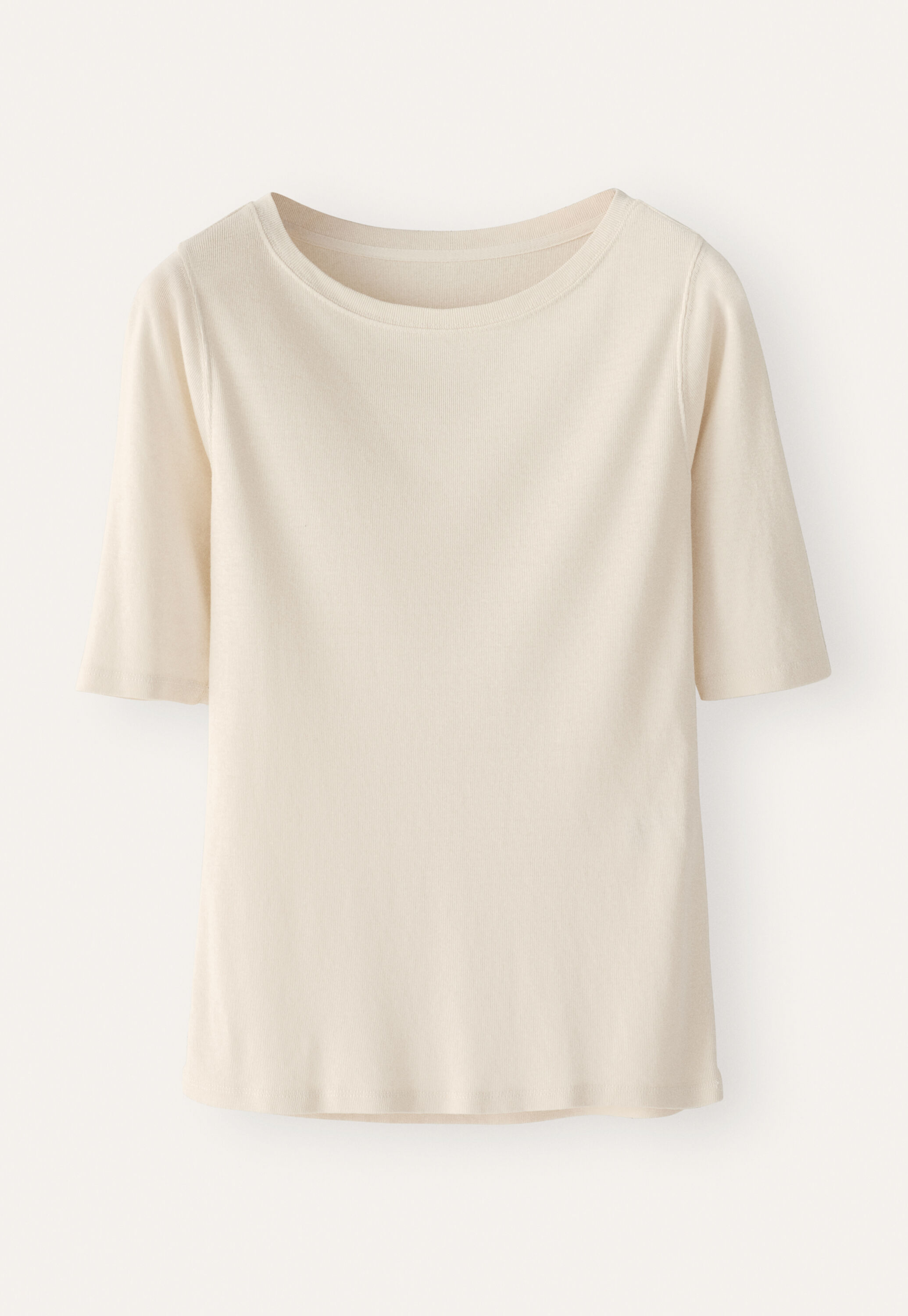 Ribbed jersey top
