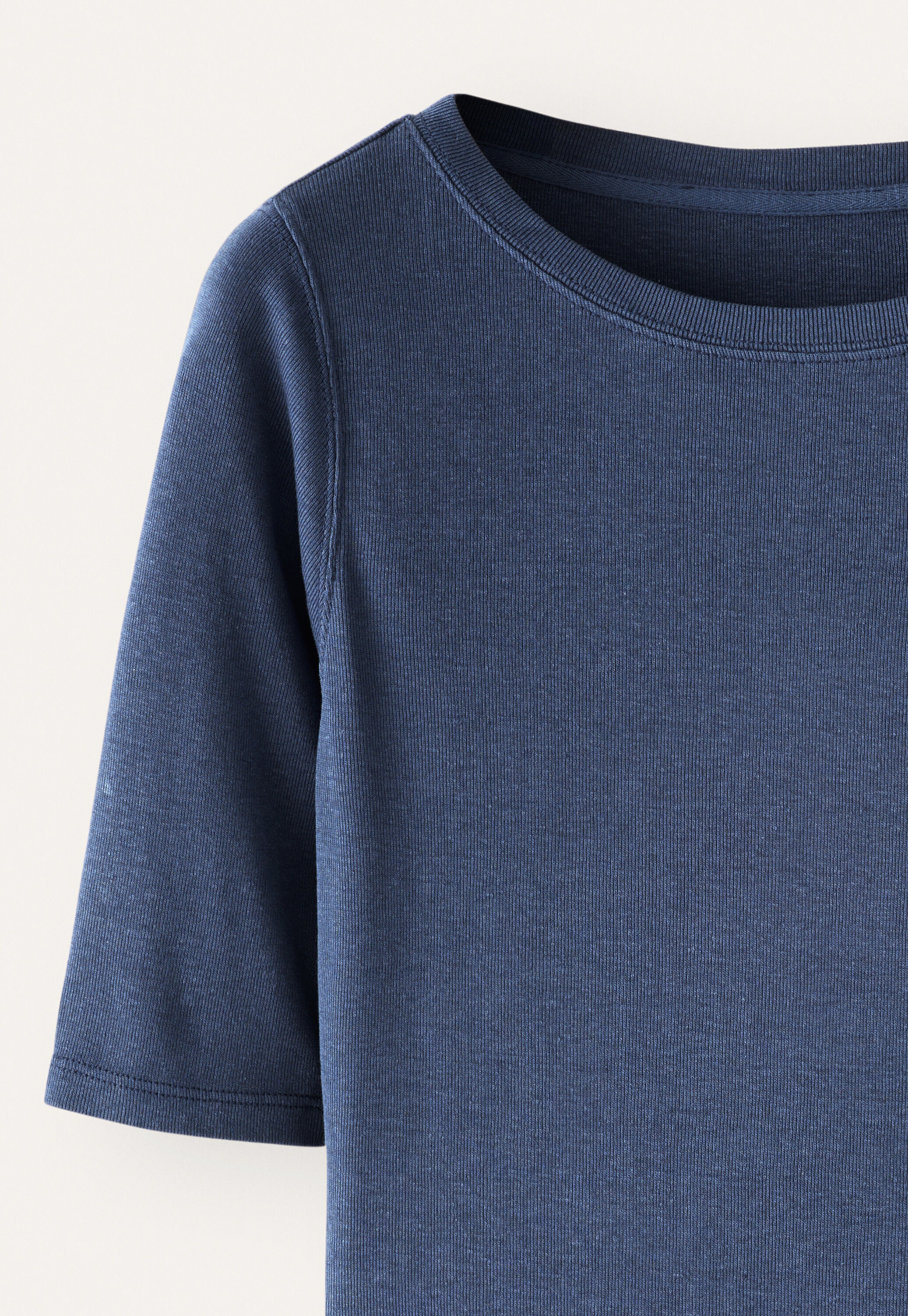 Ribbed jersey top