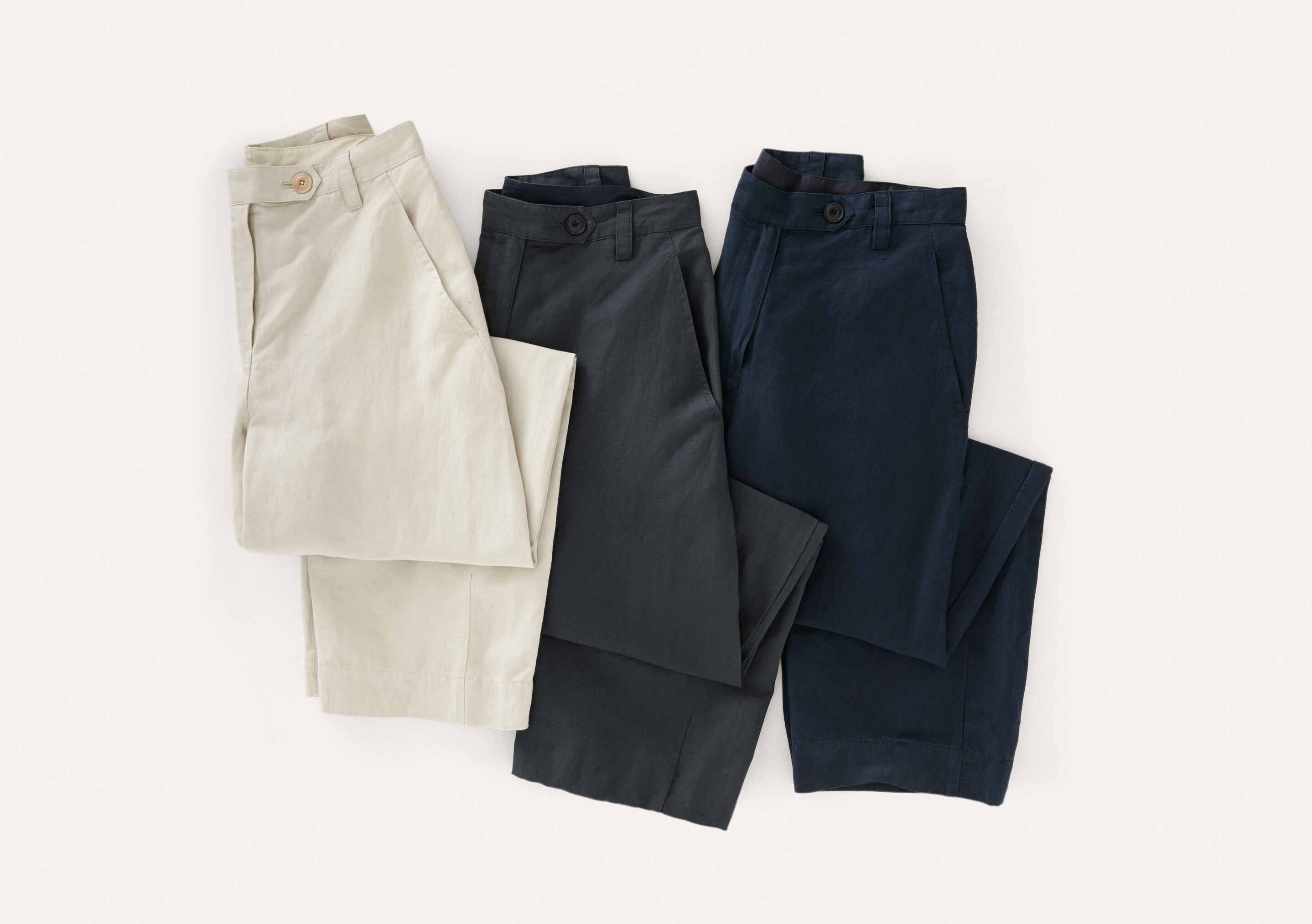 Wide tapered trousers
