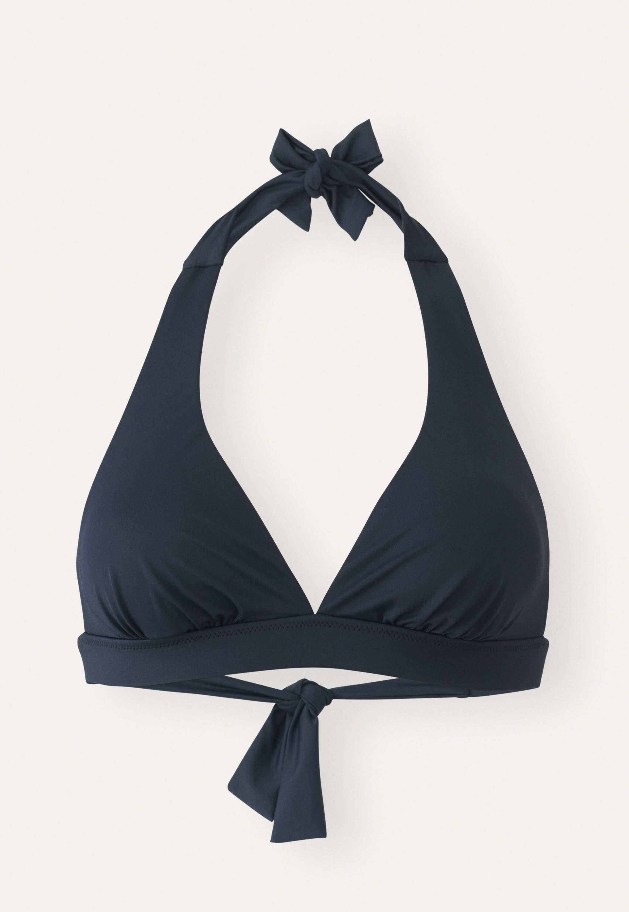 Halter-neck bikini top