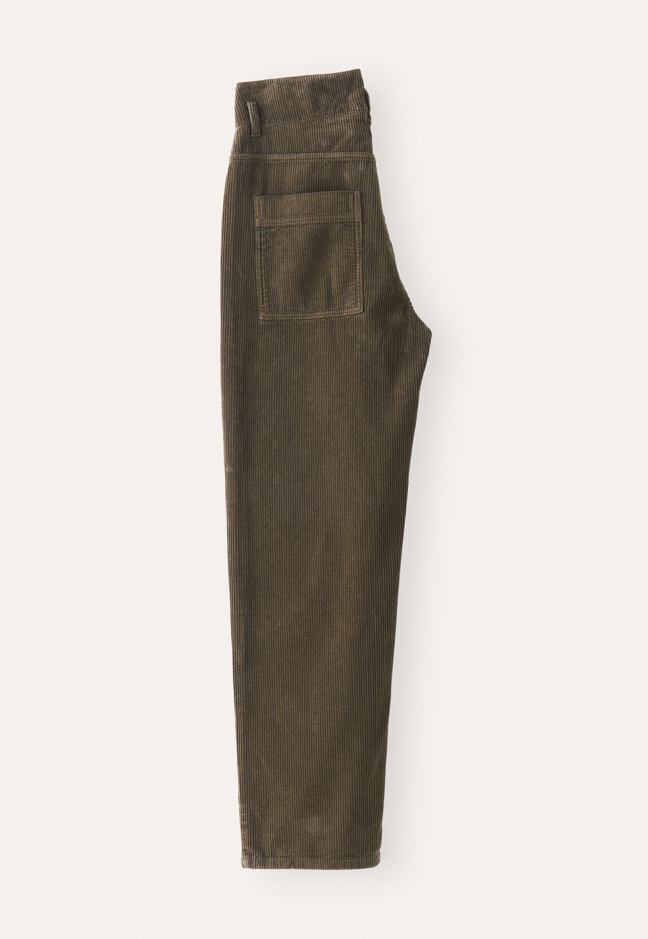 Straight-leg cord trouser