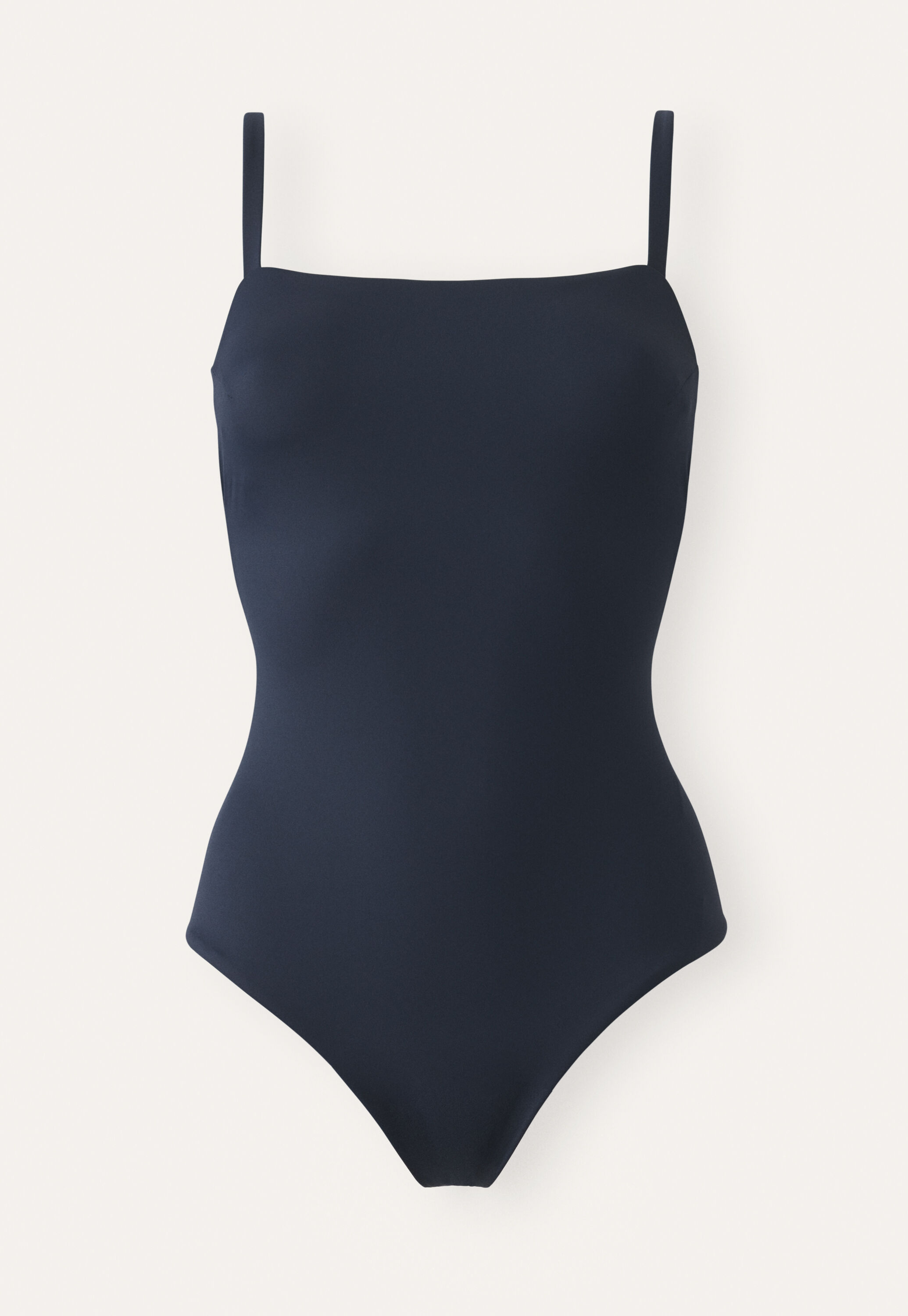 Square-neck swimsuit
