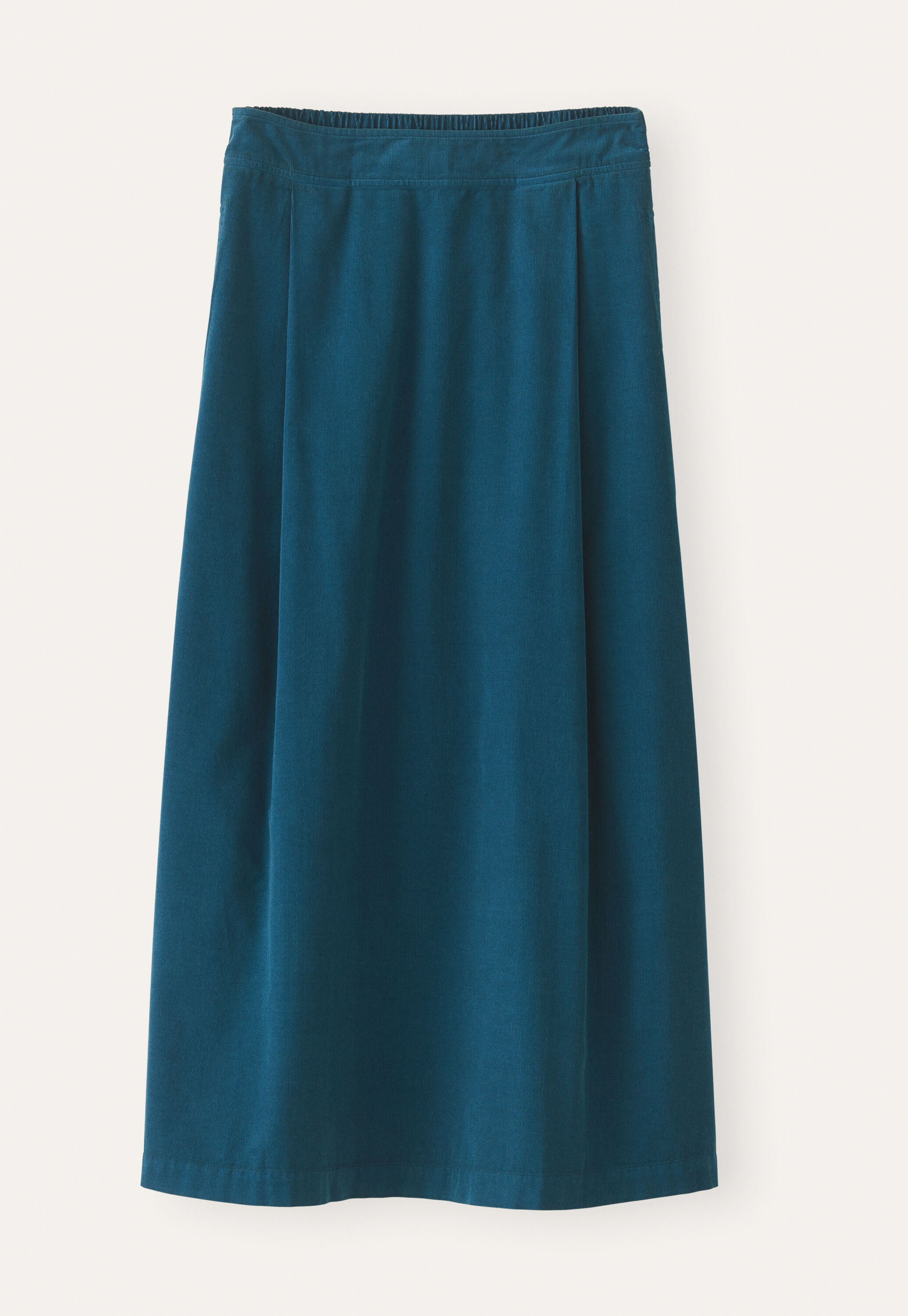 Pleat-front skirt