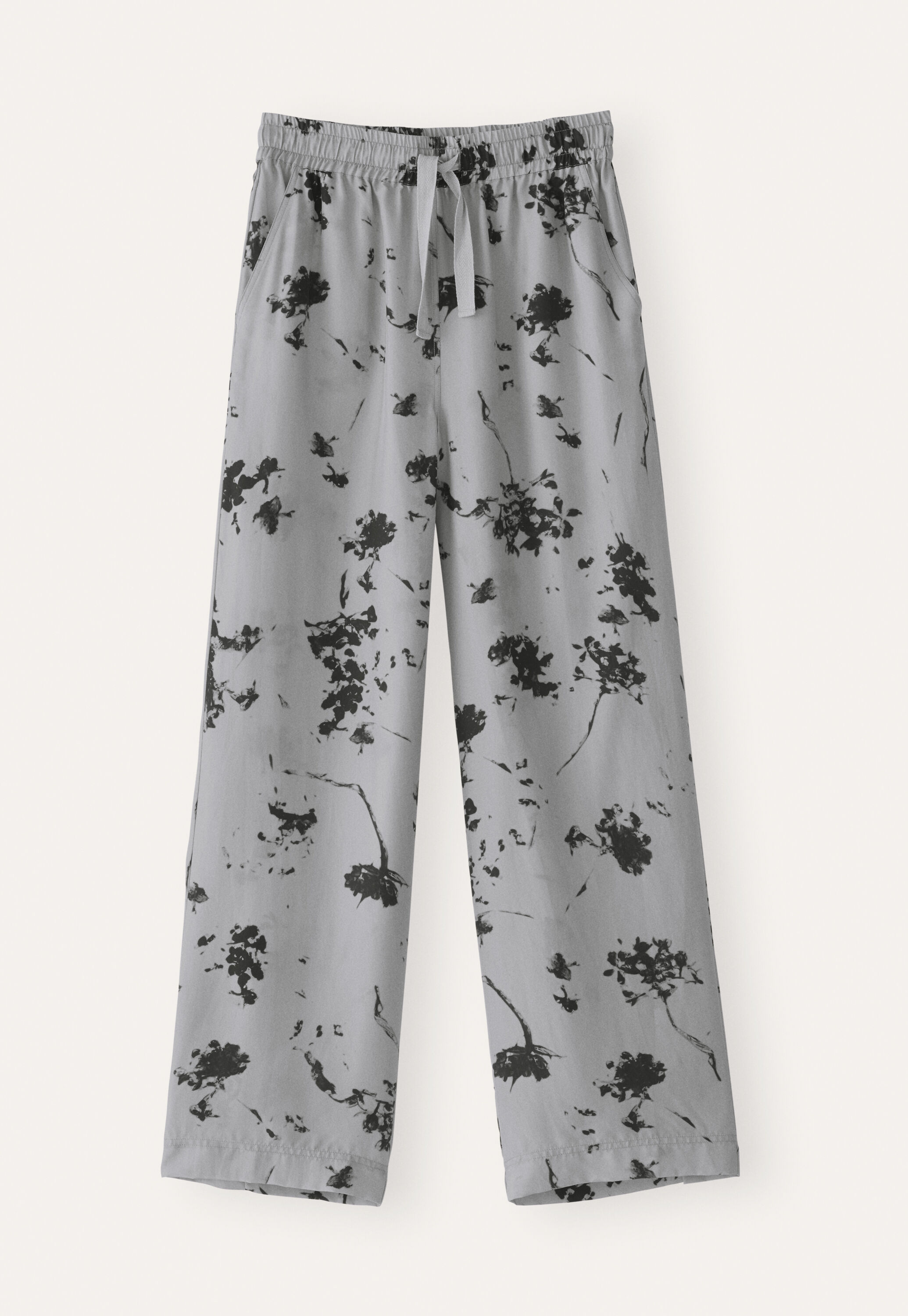 Printed silk pyjamas