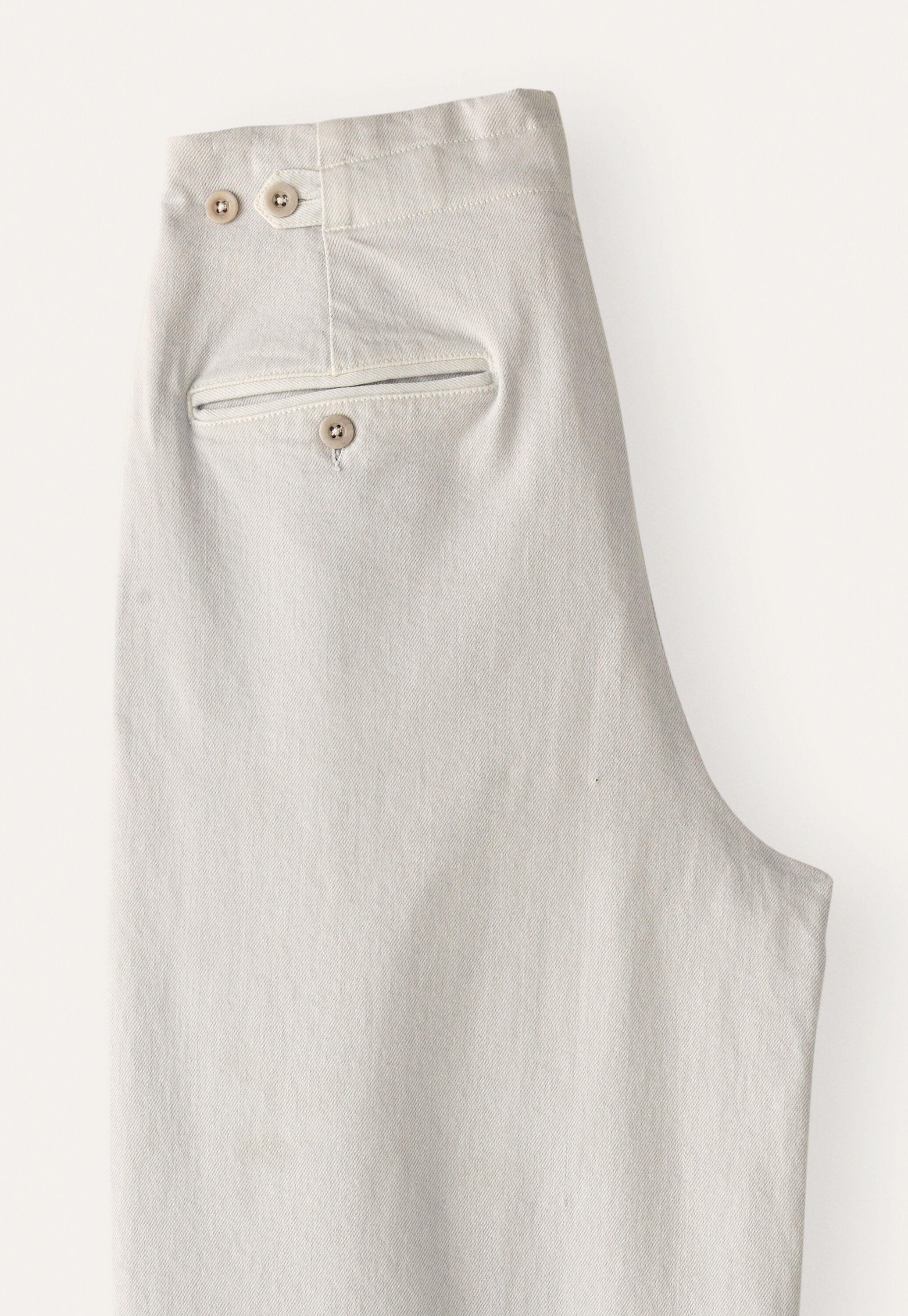 Pleat-front cropped trousers
