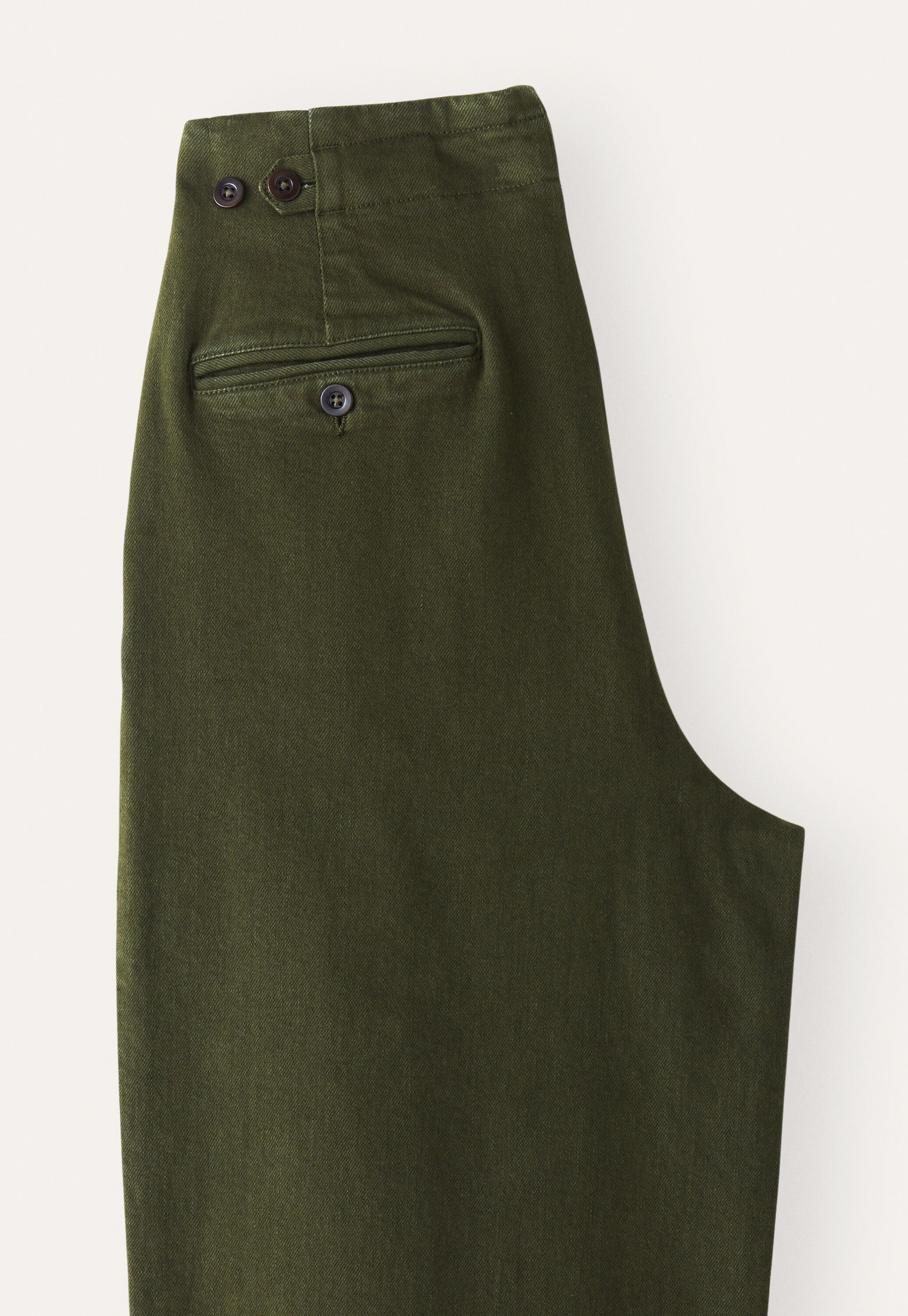 Pleat-front cropped trousers