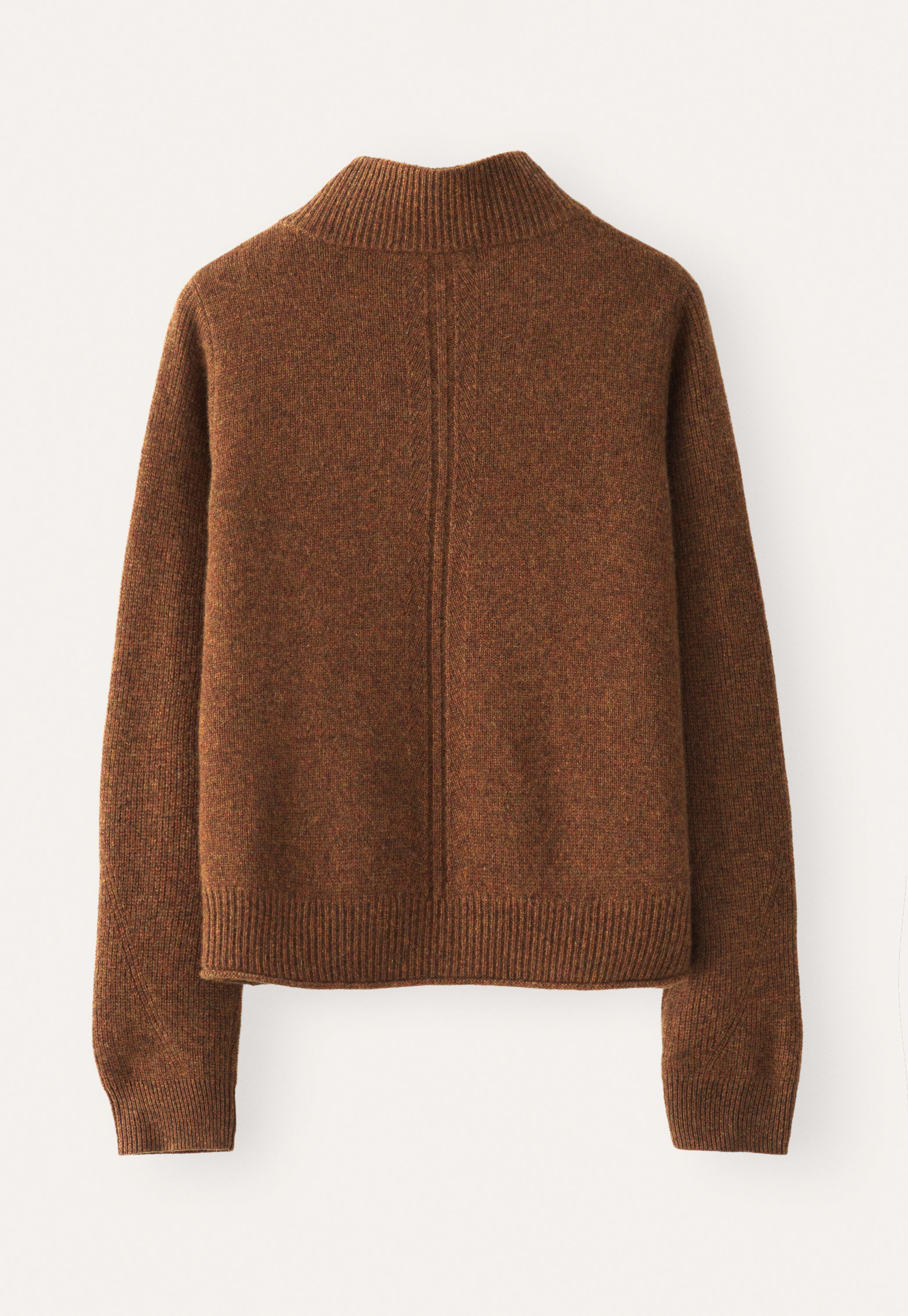 Buttoned-neck sweater