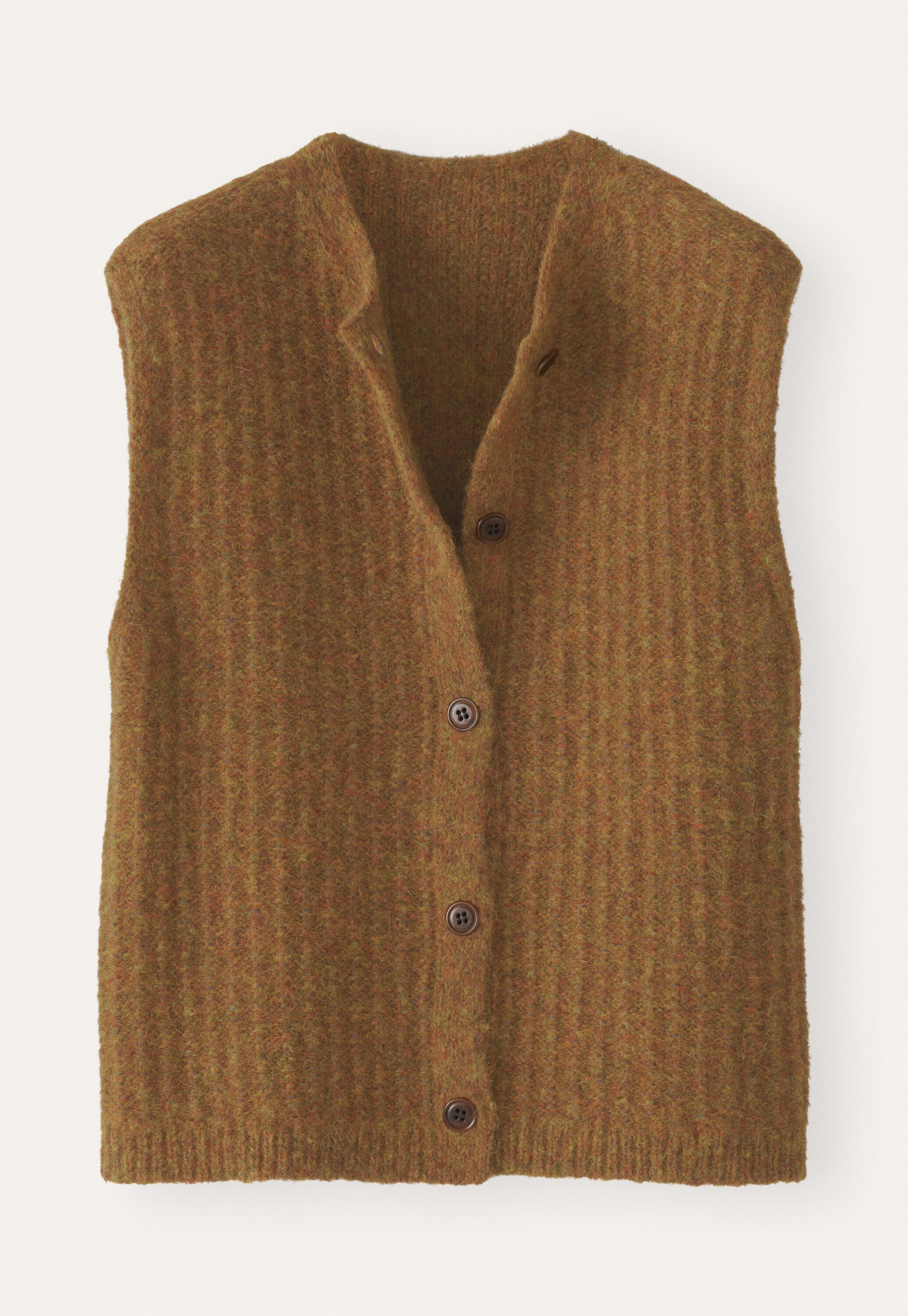 Sleeveless cardigan
