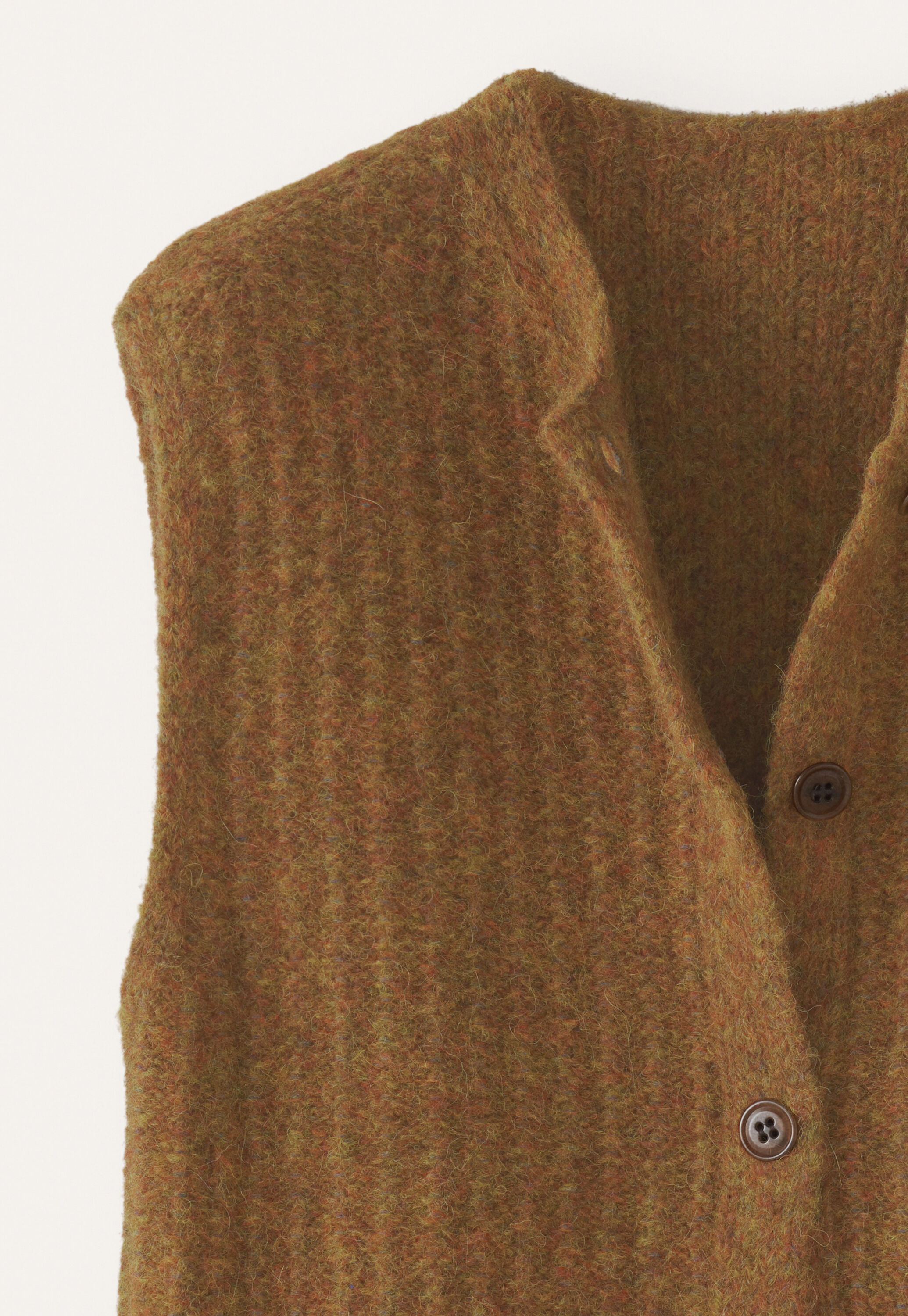Sleeveless cardigan