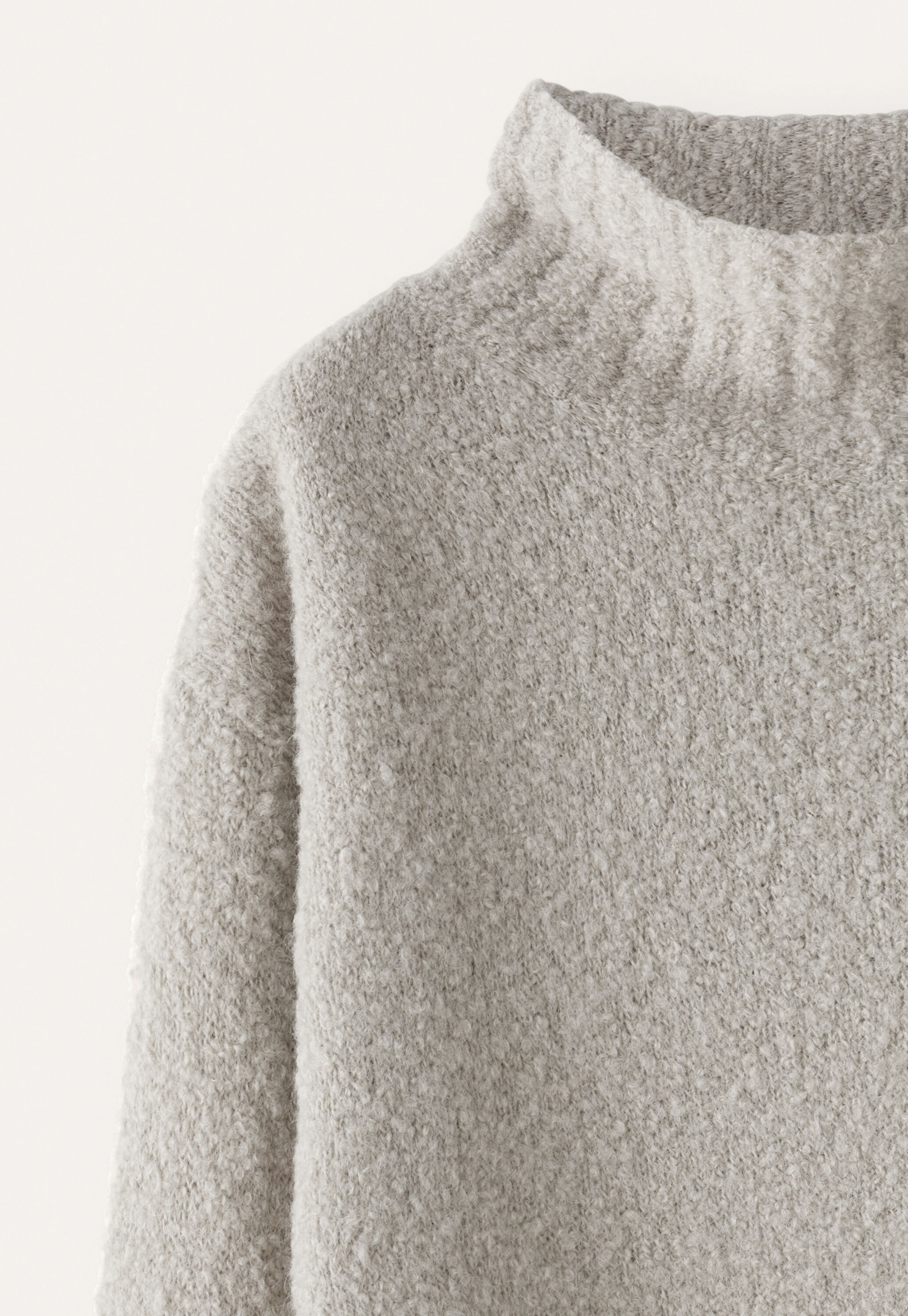 Funnel-neck sweater