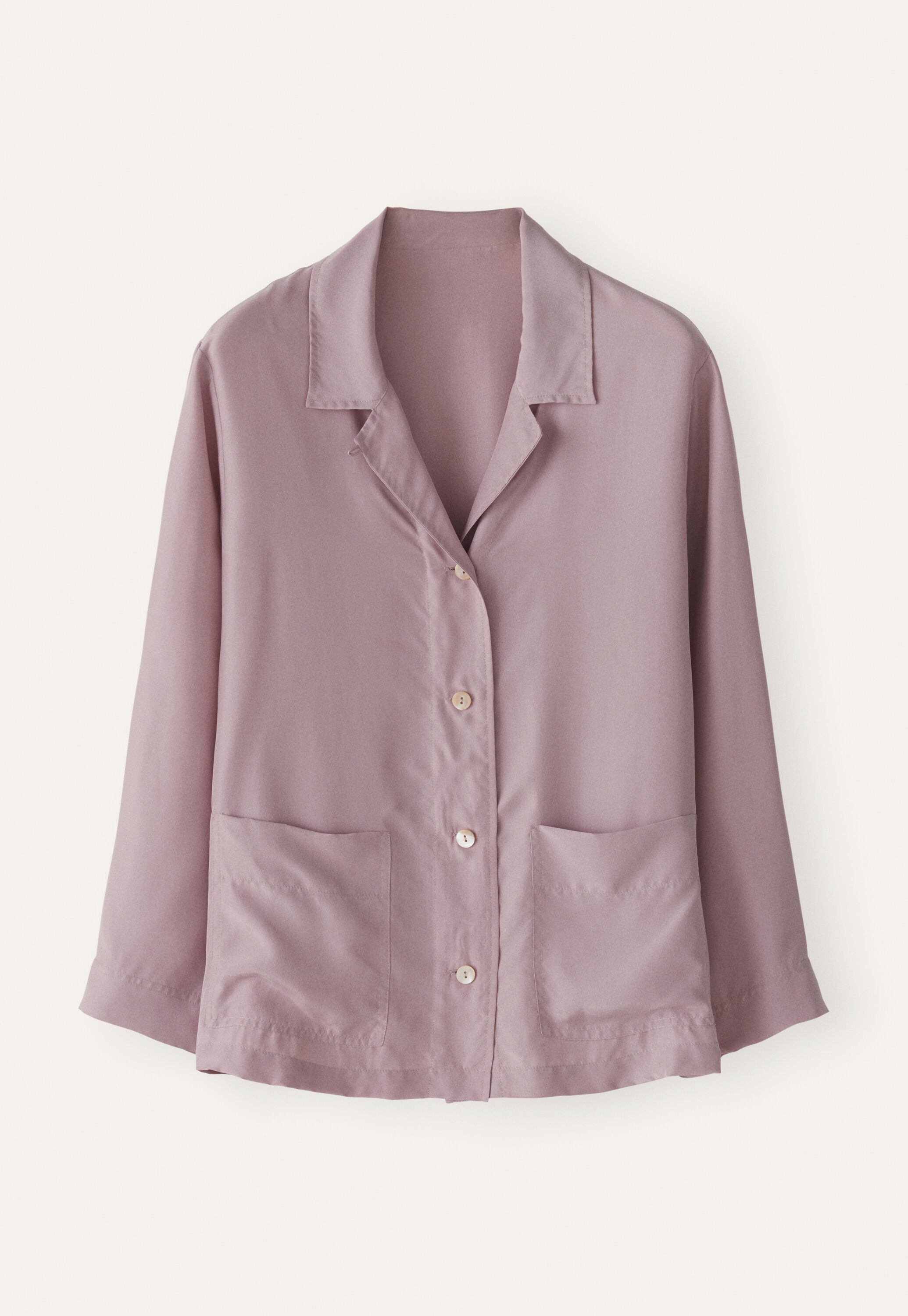 Silk pyjamas, Soft mauve, large