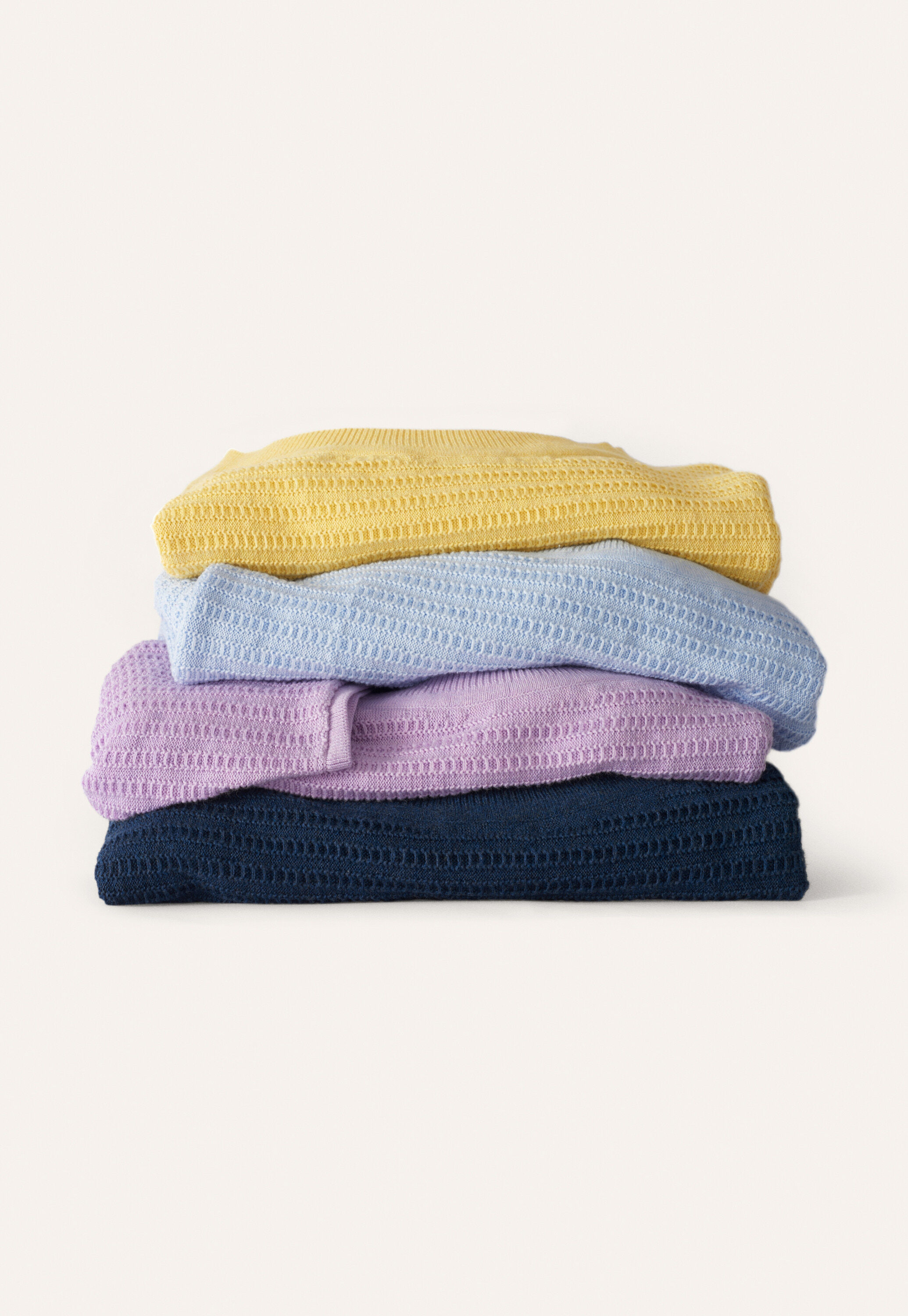 Boat-neck sweater, Lemon, large