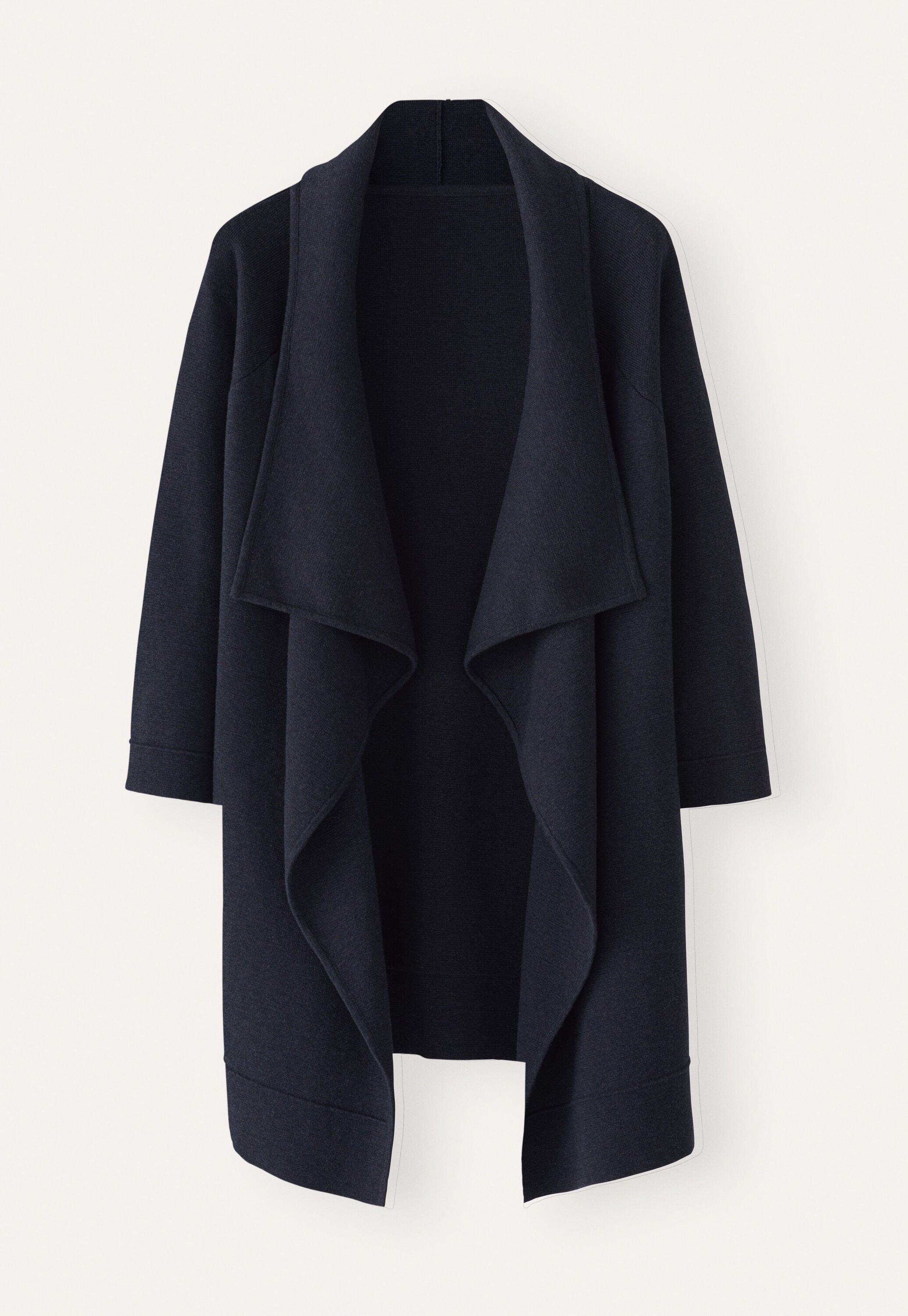 Waterfall-edge jacket