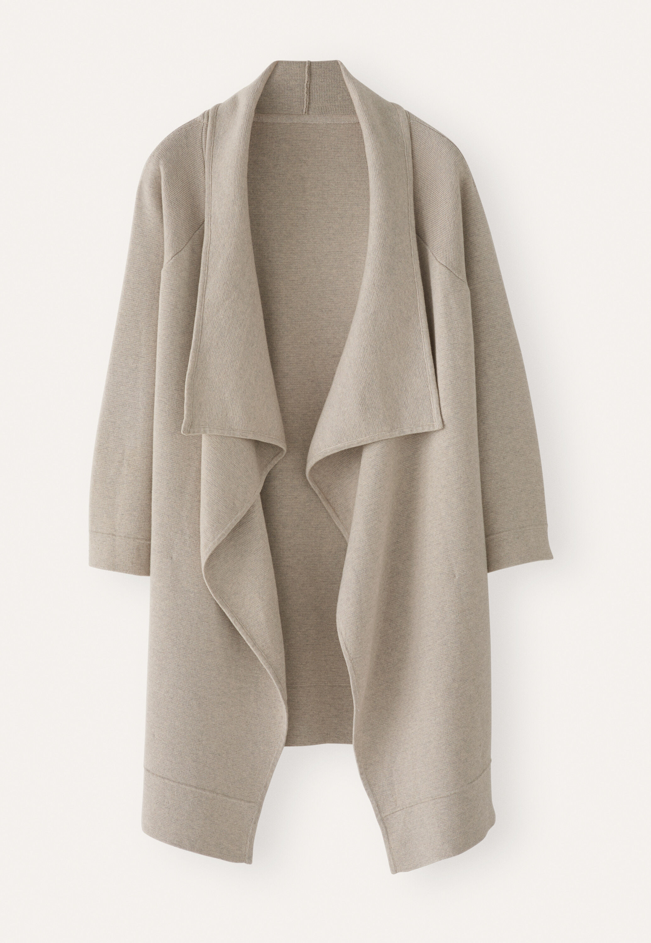 Waterfall-edge jacket