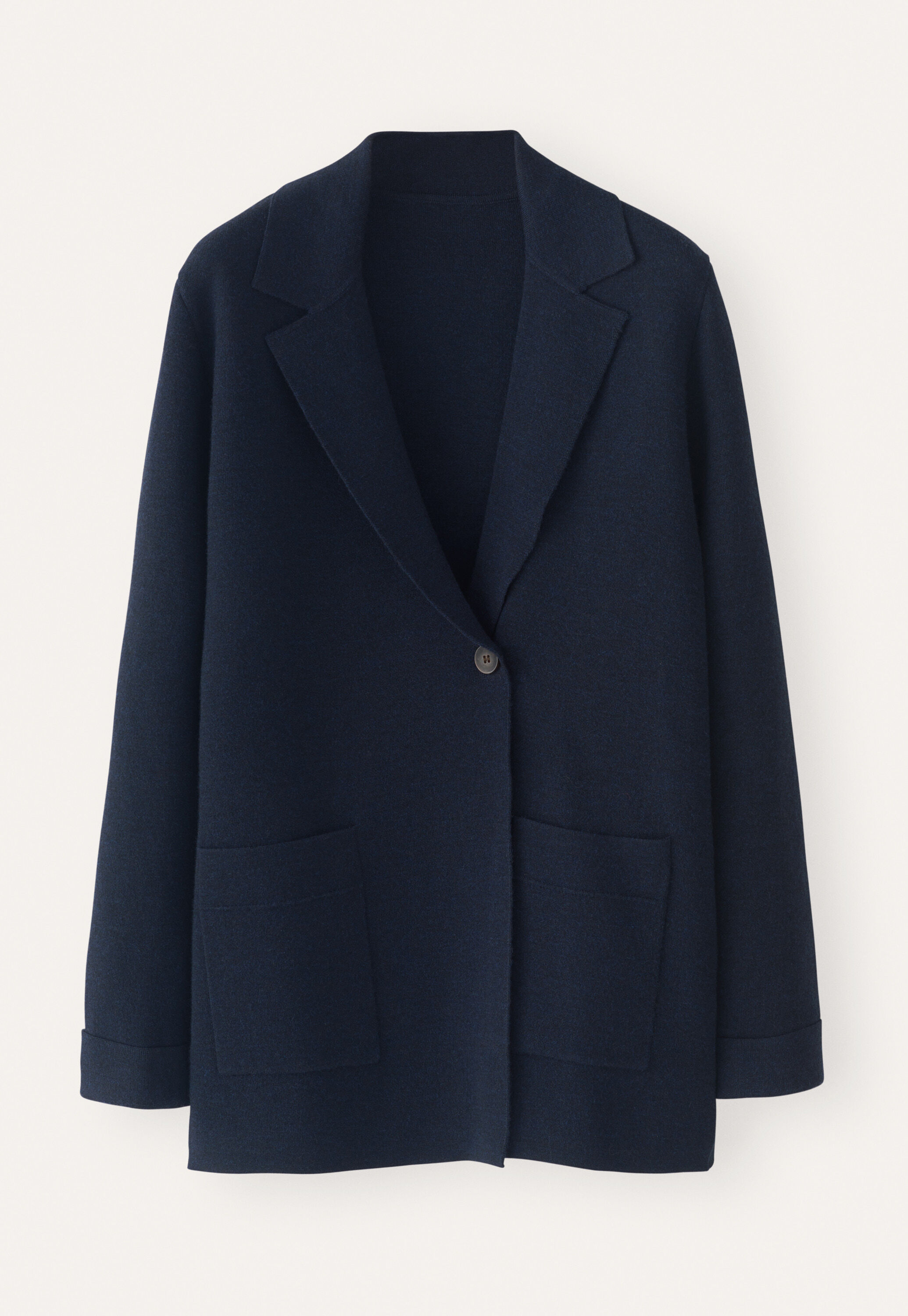 Knitted blazer, Midnight, large