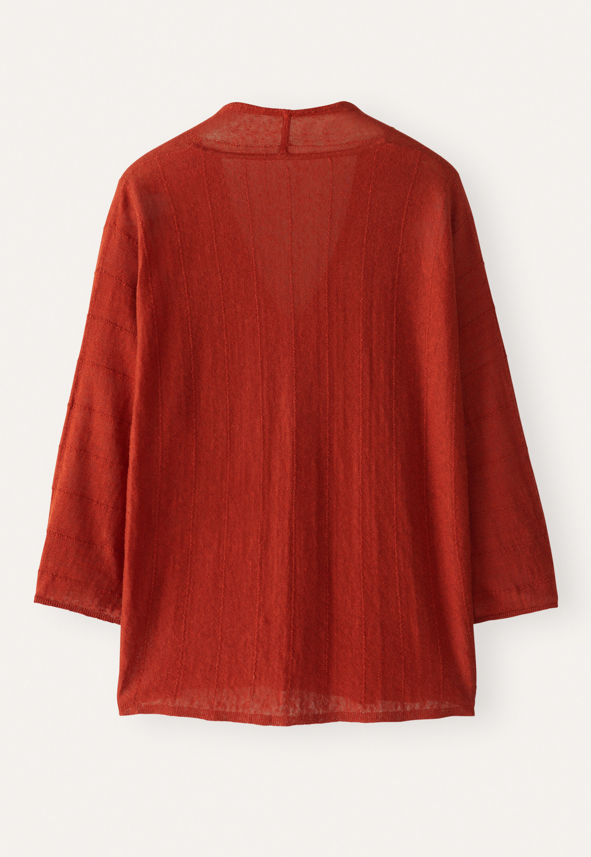 V-neck buttoned sweater