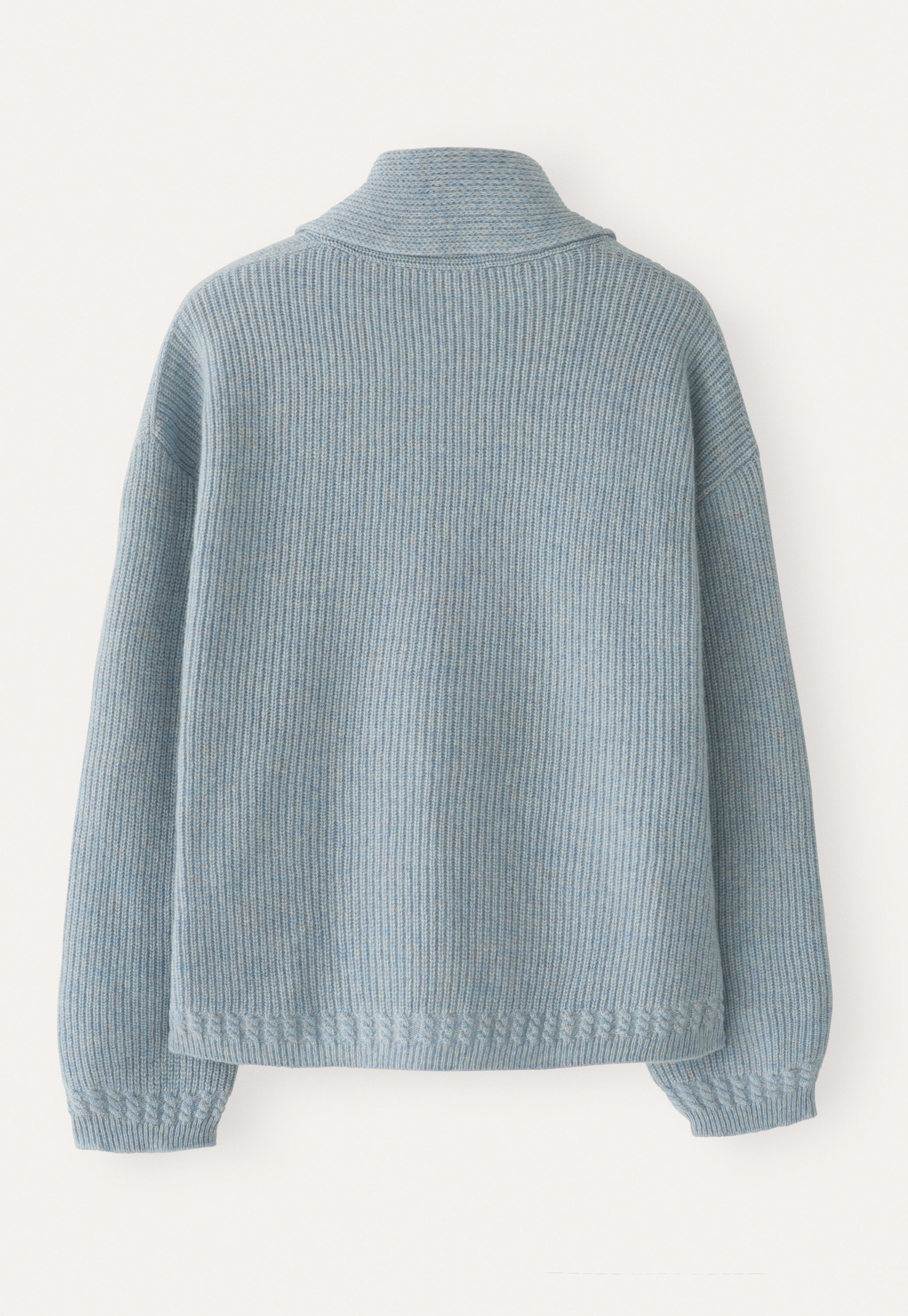 Shawl-collar cardigan