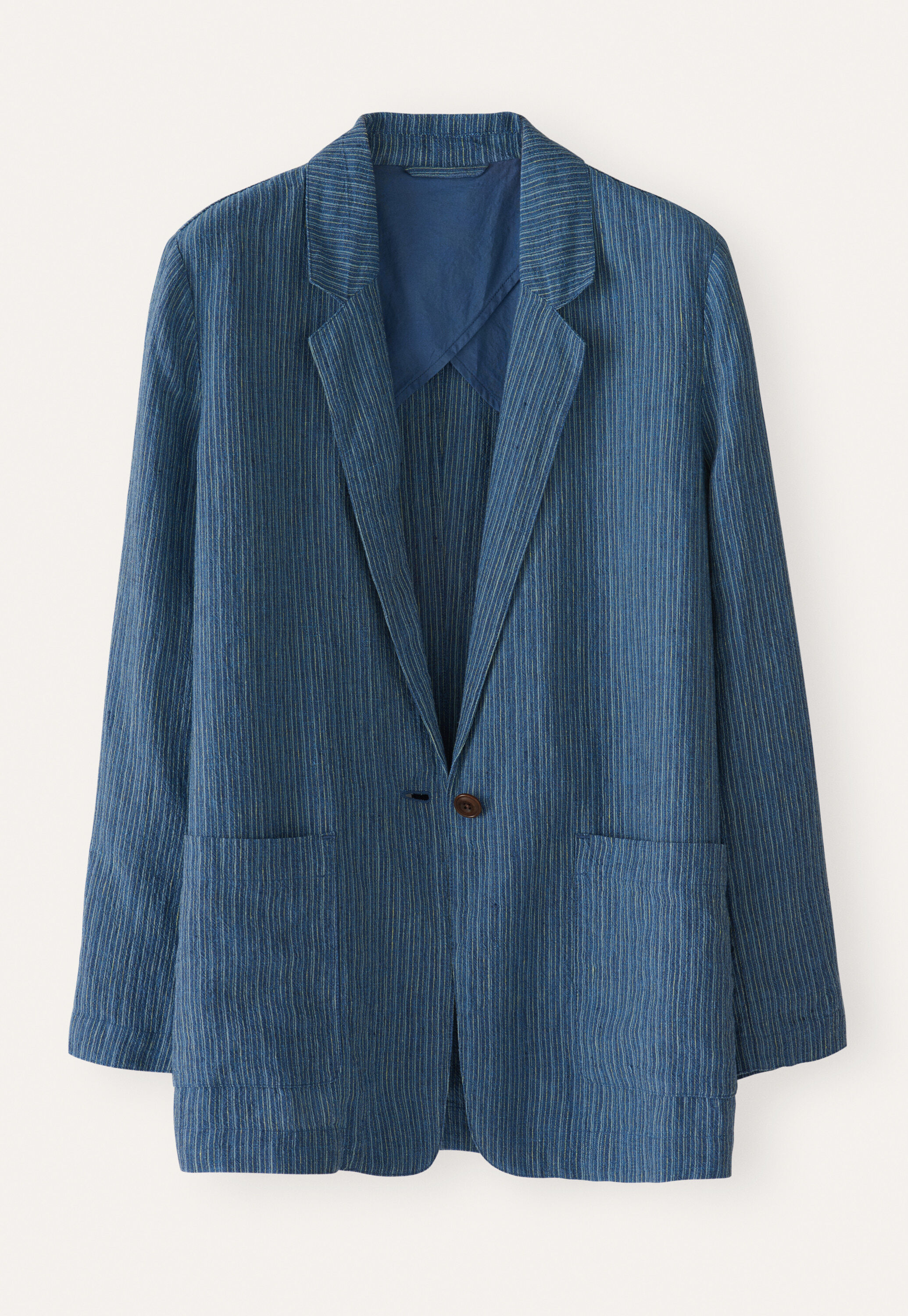 Long jacket, Petrol blue, large